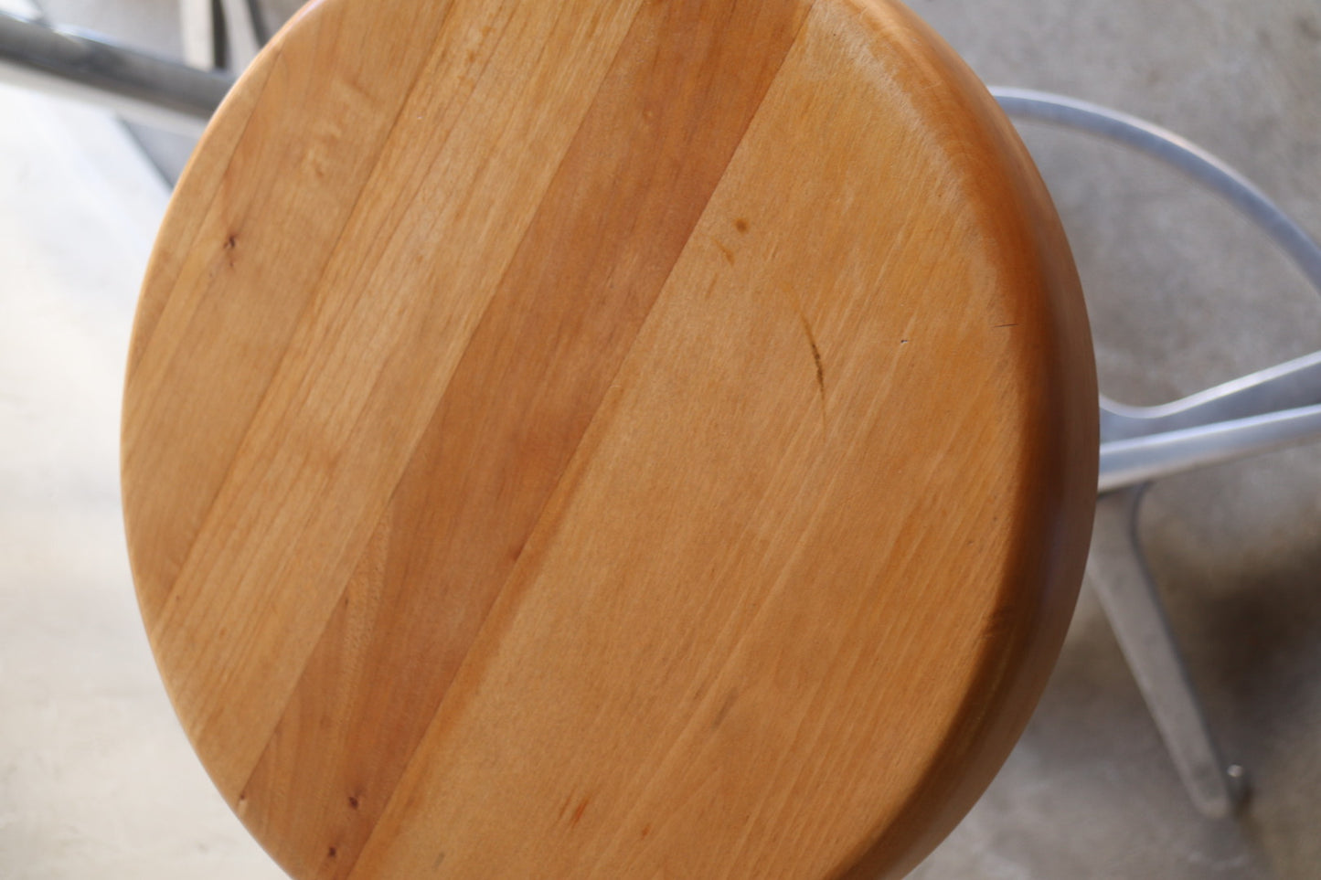 Oak & Chrome Barstools