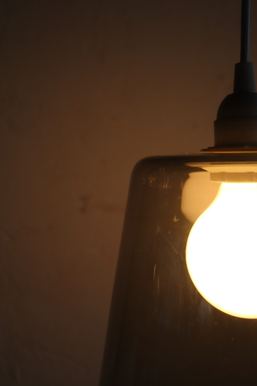 Smoked Glass Pendant Light