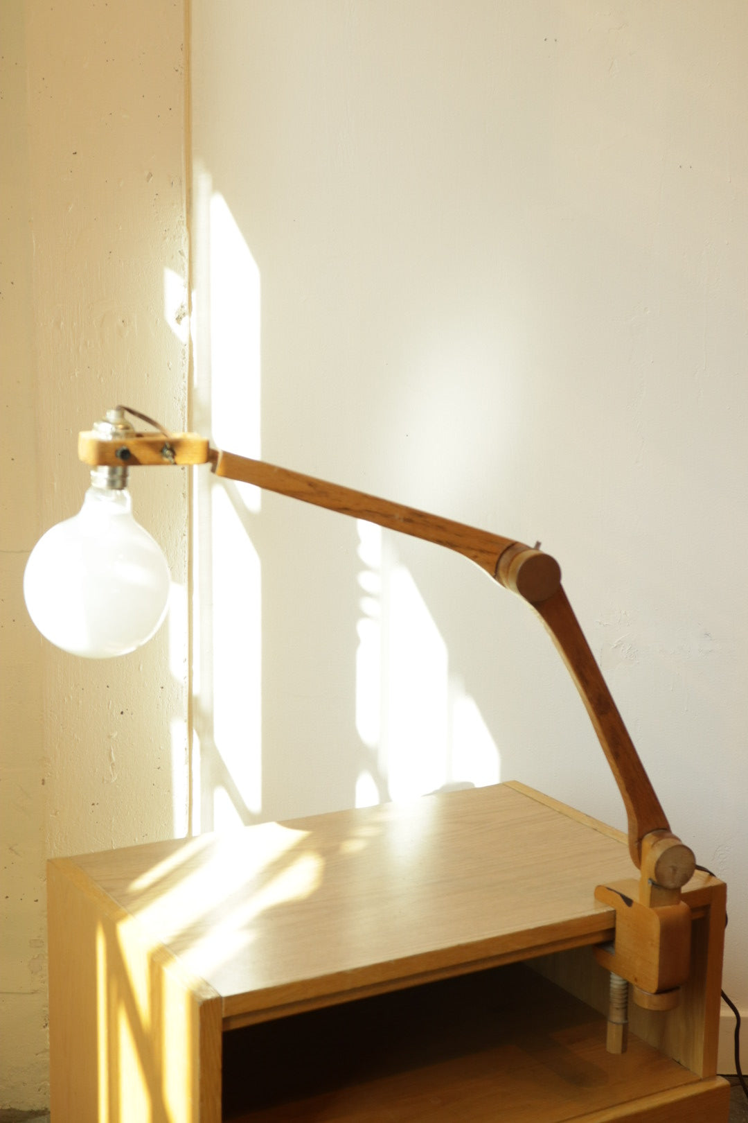 Articulating Wood Lamp