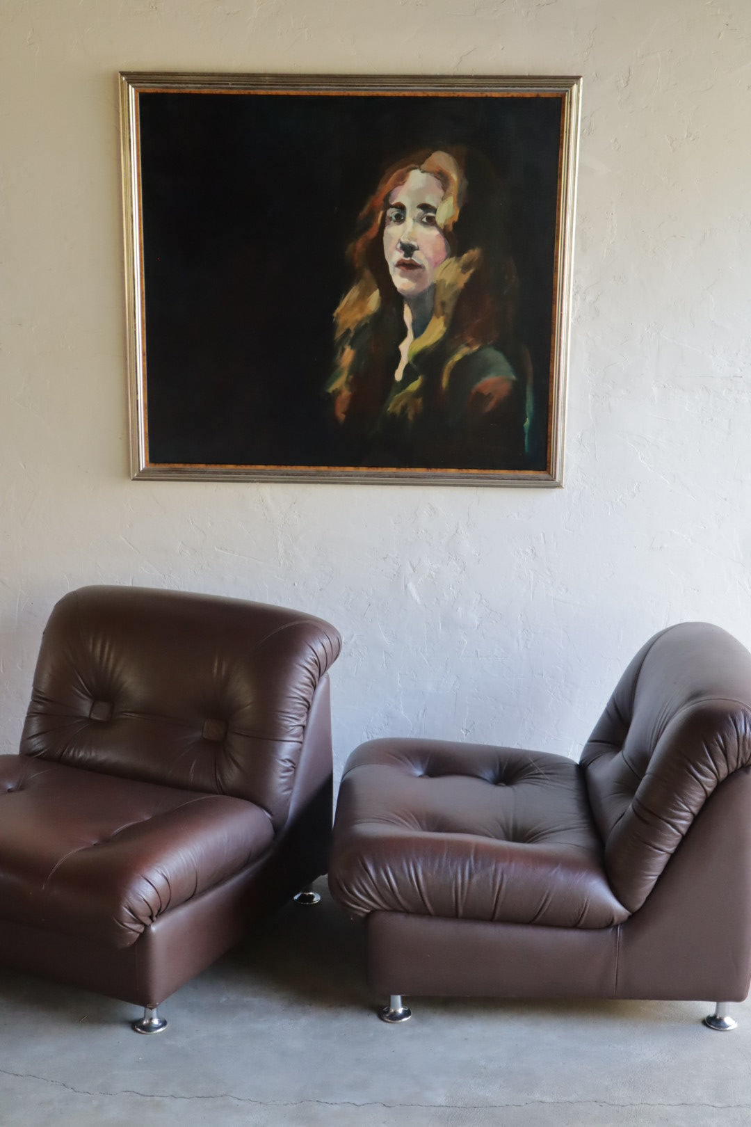 1960s Leather Chairs (pair)