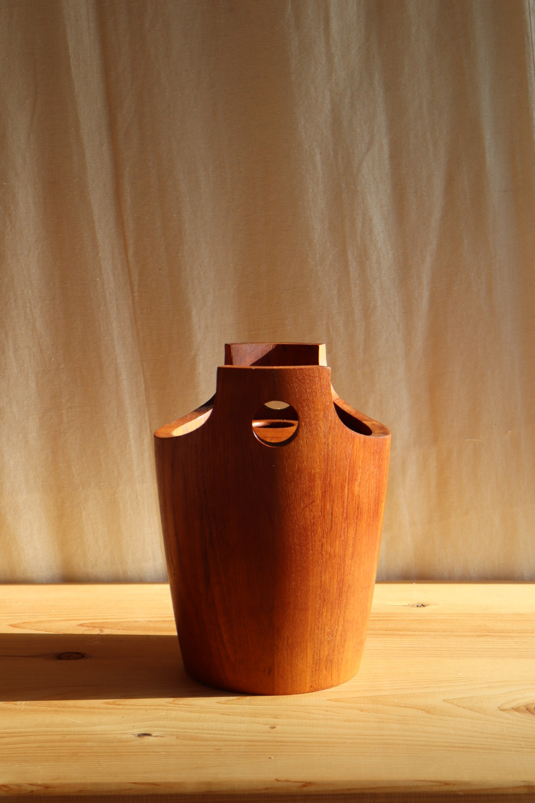 Teak Ice Bucket