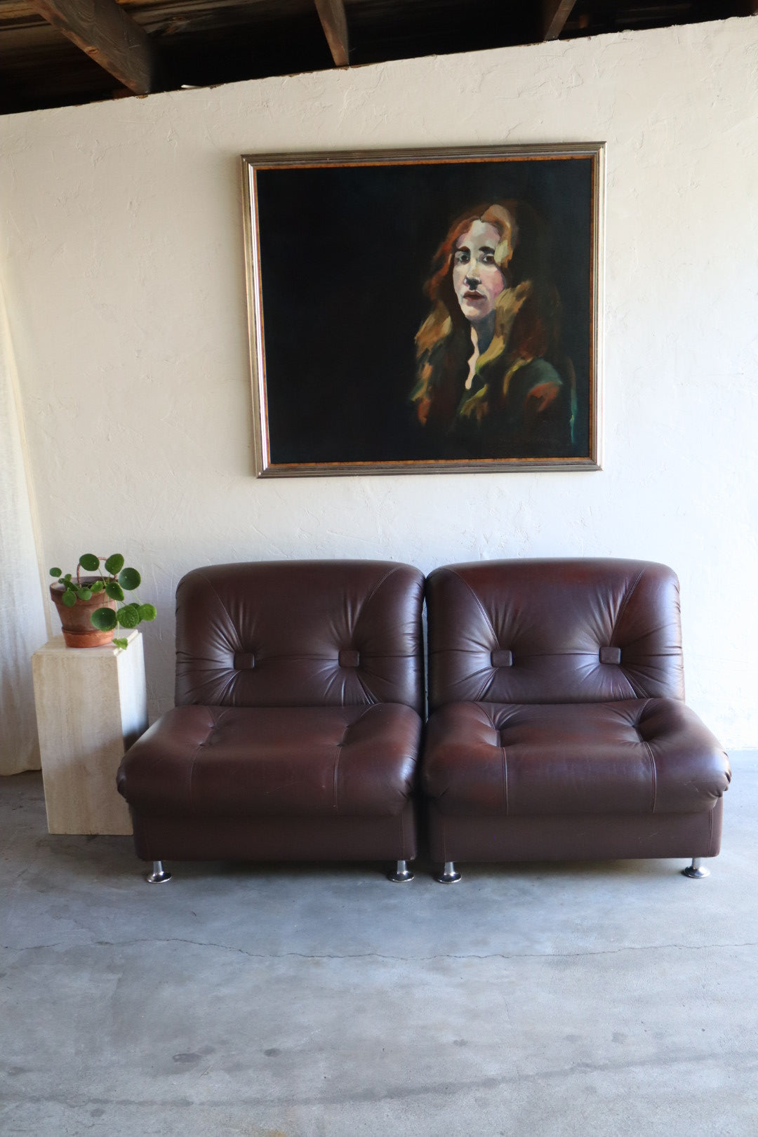 1960s Leather Chairs (pair)