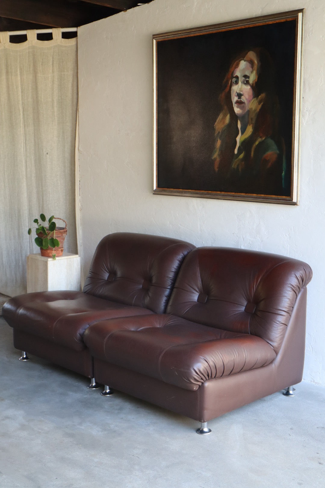 1960s Leather Chairs (pair)
