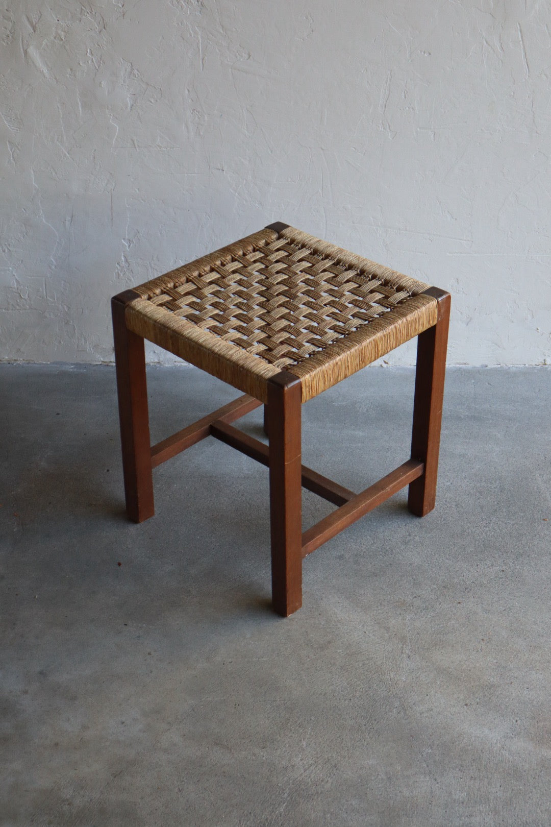 1960s Woven Stool