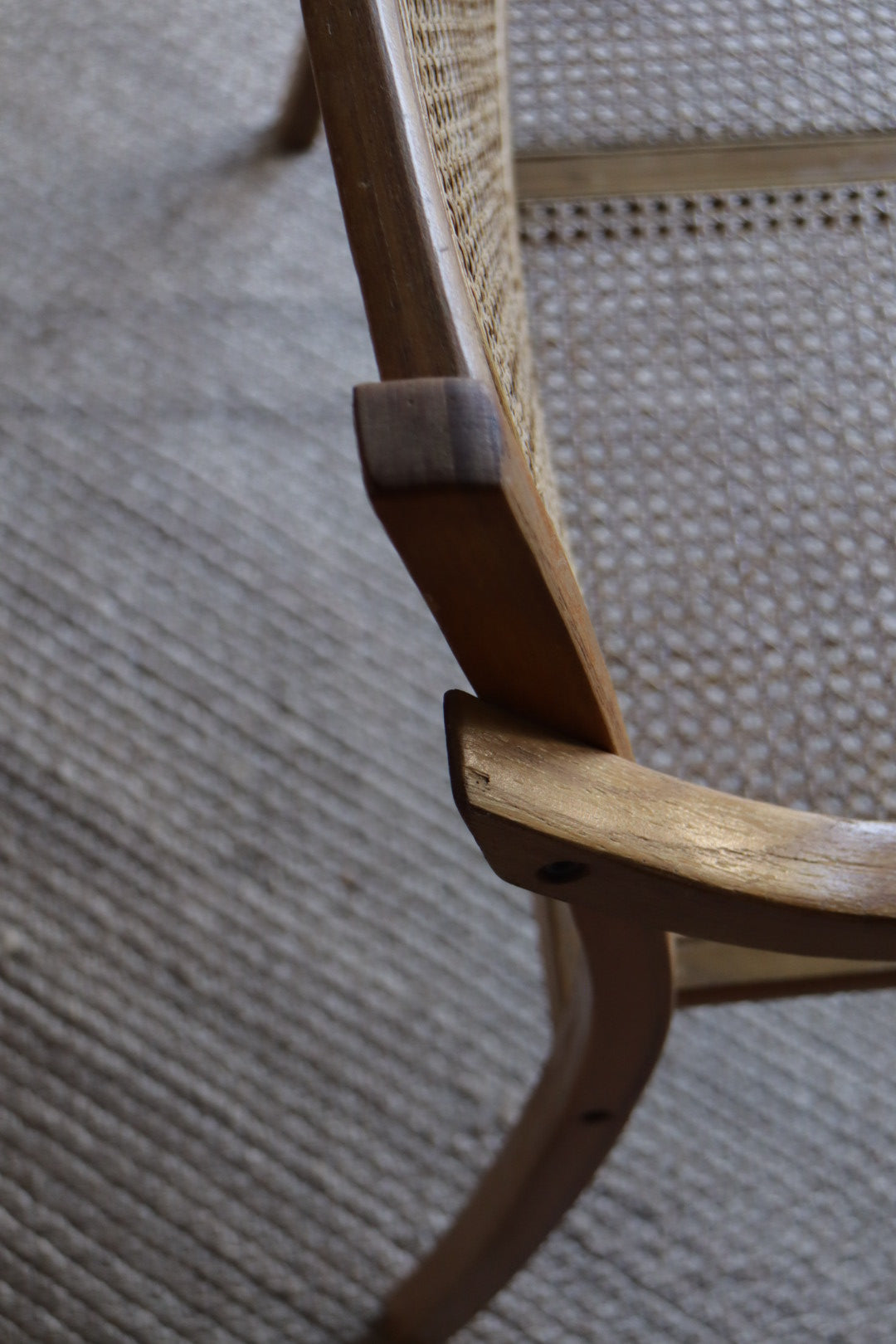 Bentwood and Cane Bench