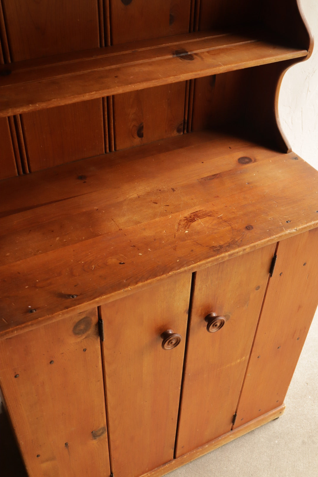 Antique Pine Hutch