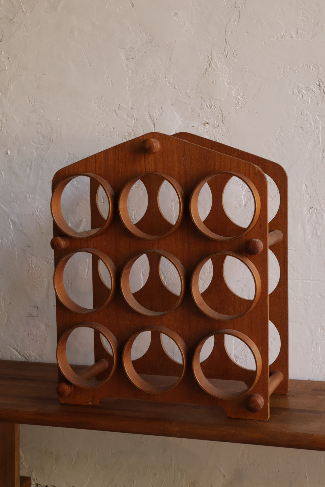 Teak Wine Rack