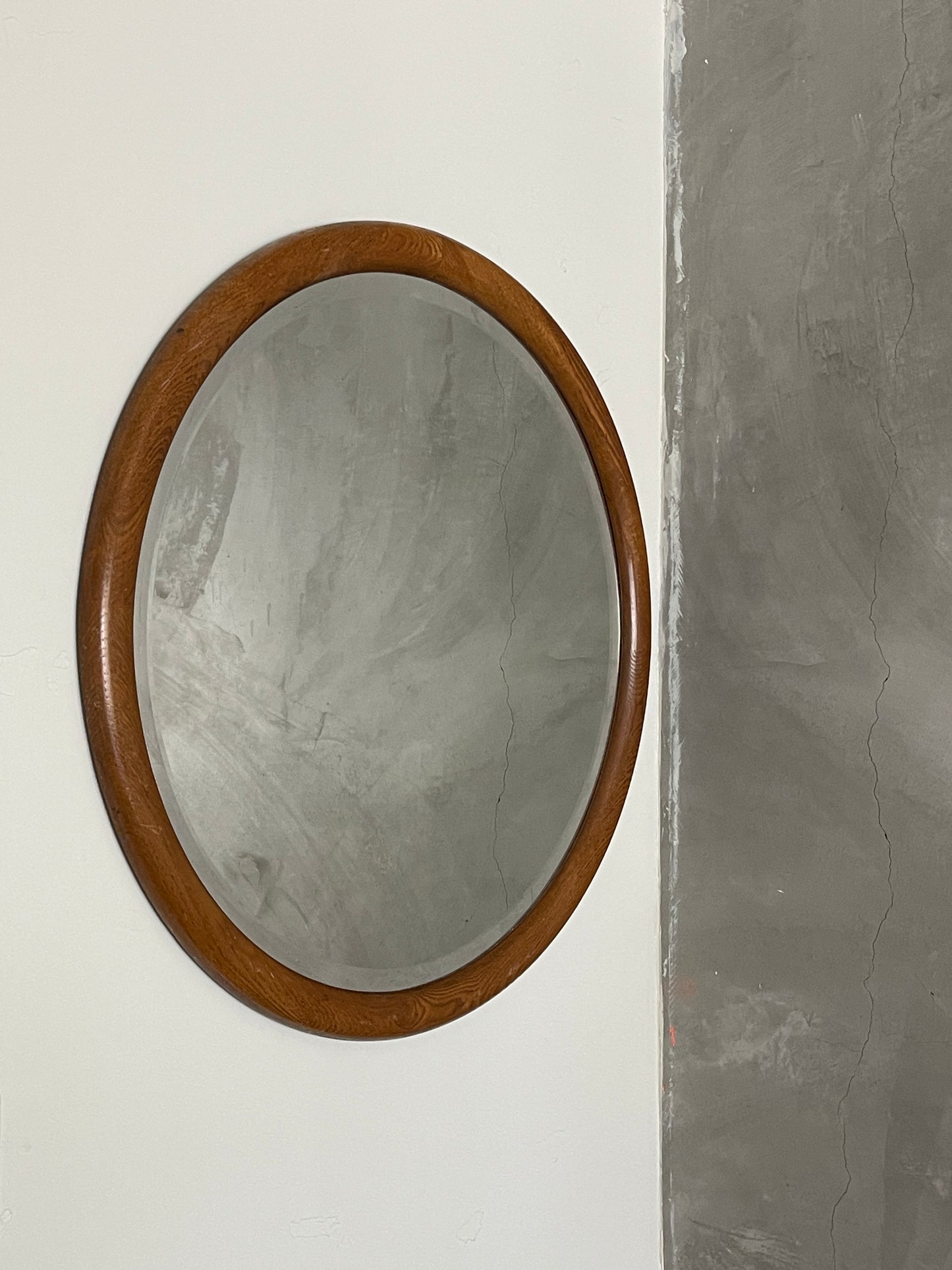 Vintage circular mirror