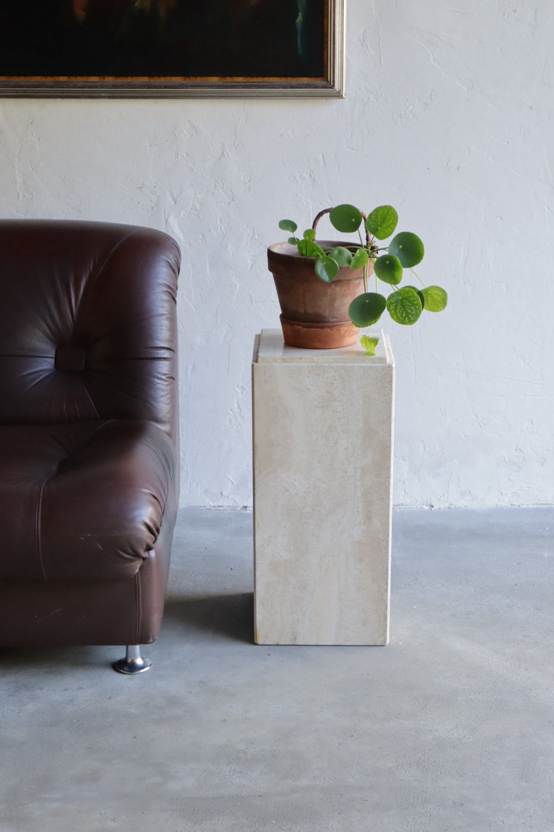 Travertine Pedestal