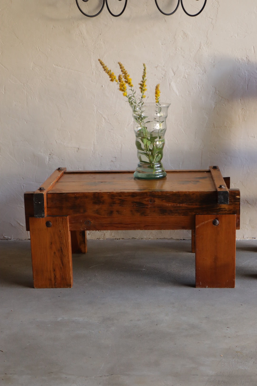 Rustic Pine Chair & Table Set