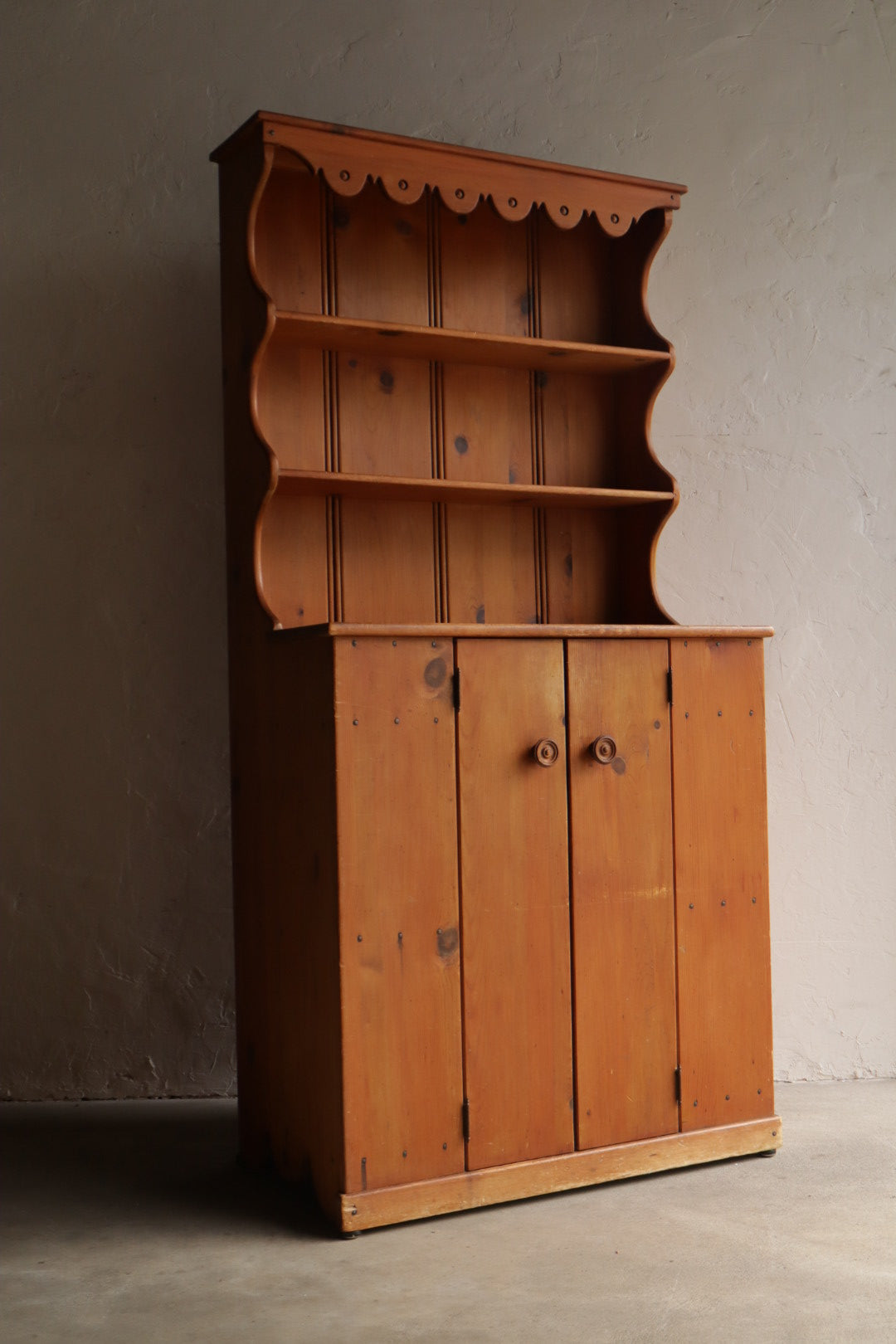 Antique Pine Hutch
