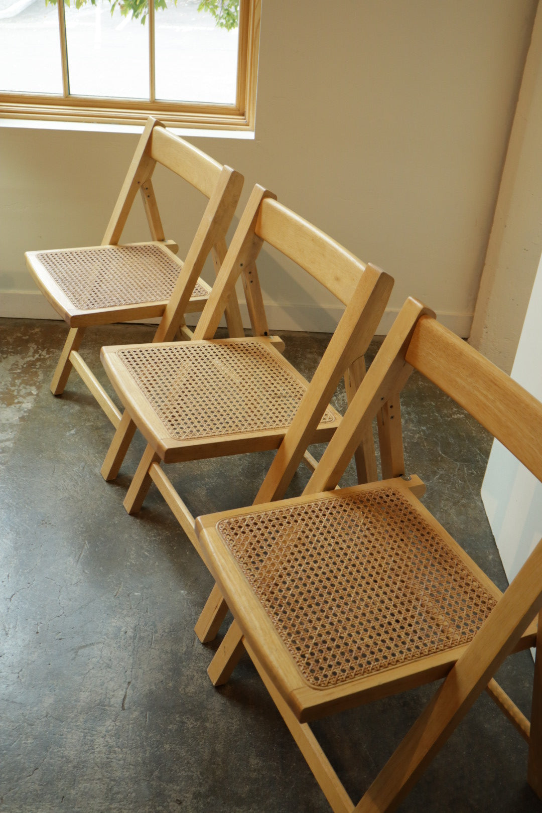 Cane Folding Chair