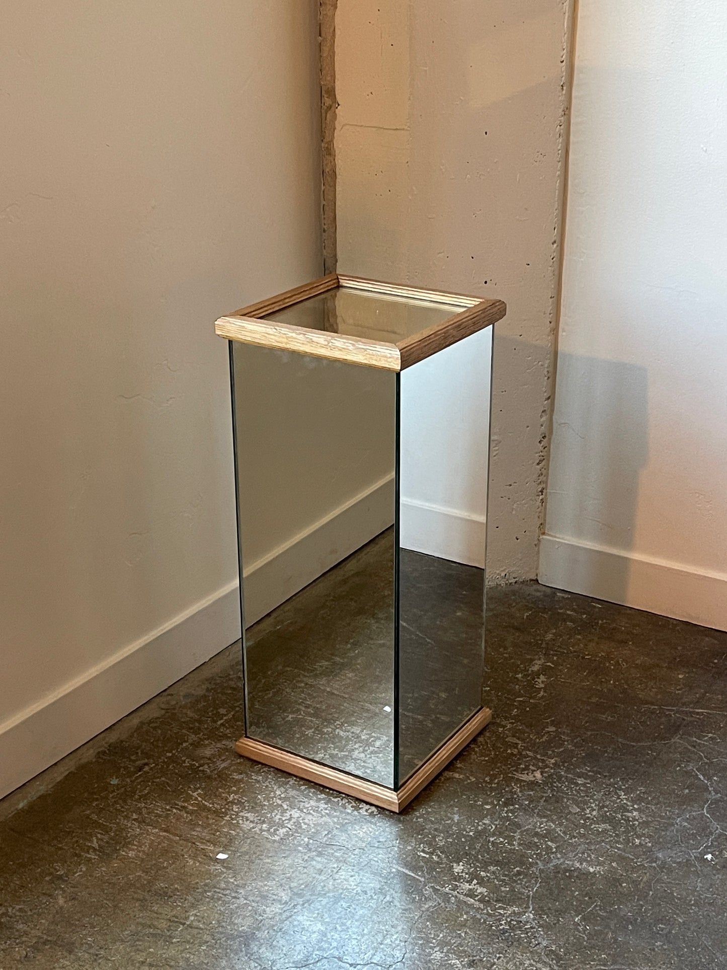 Mirrored Plant Stand