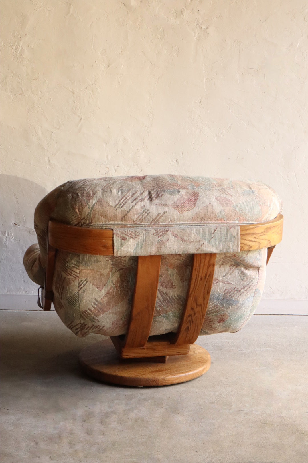 70s/80s Oak Lounge Chair