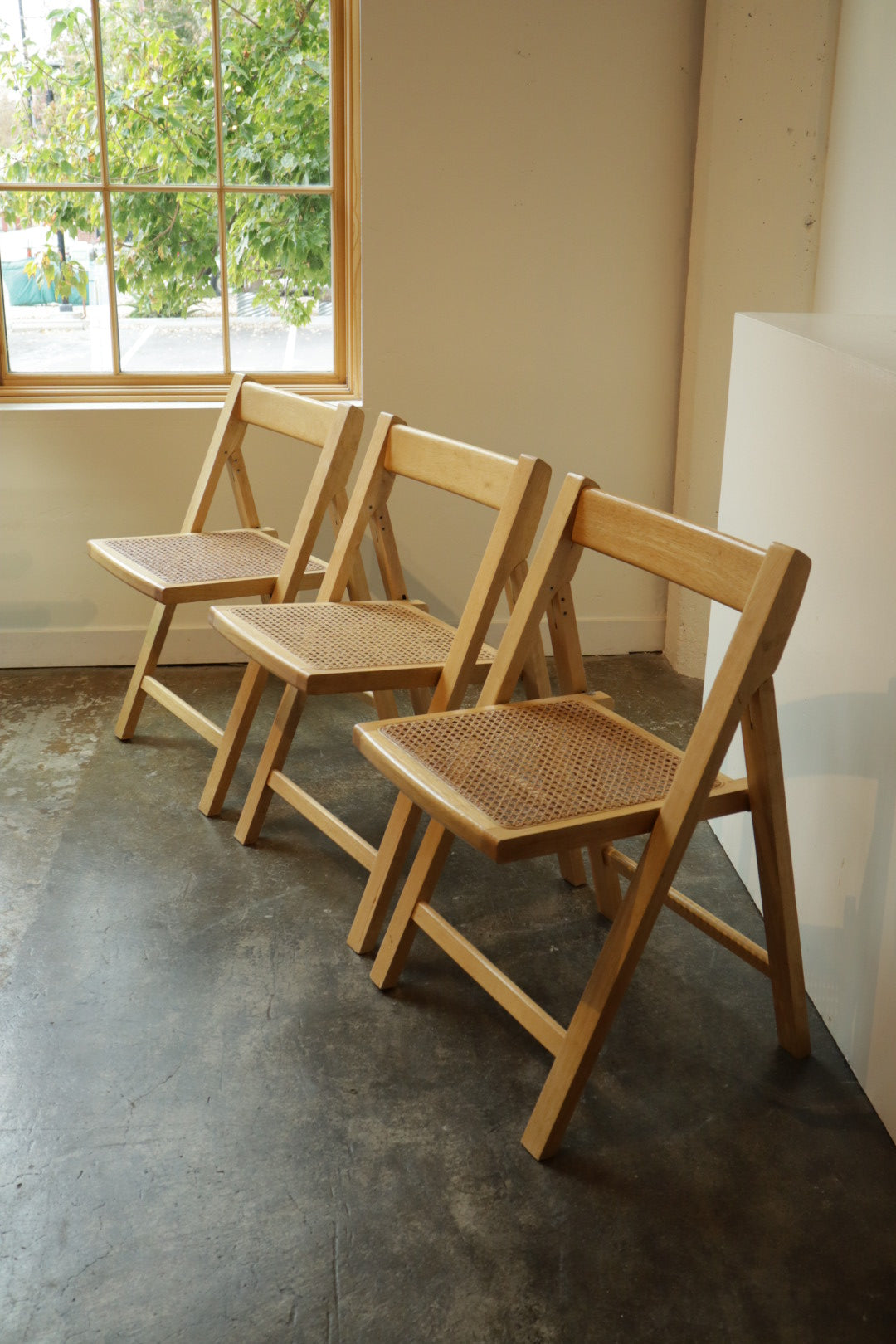 Cane Folding Chair
