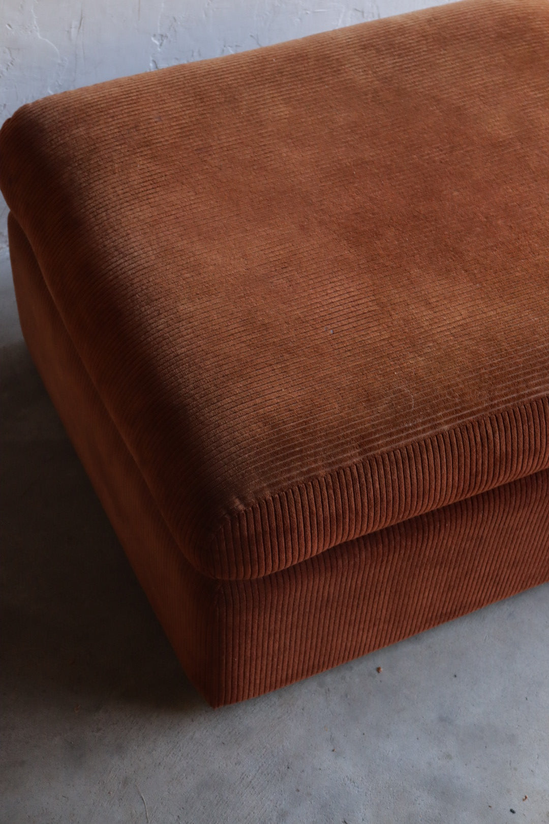 Corduroy Ottoman