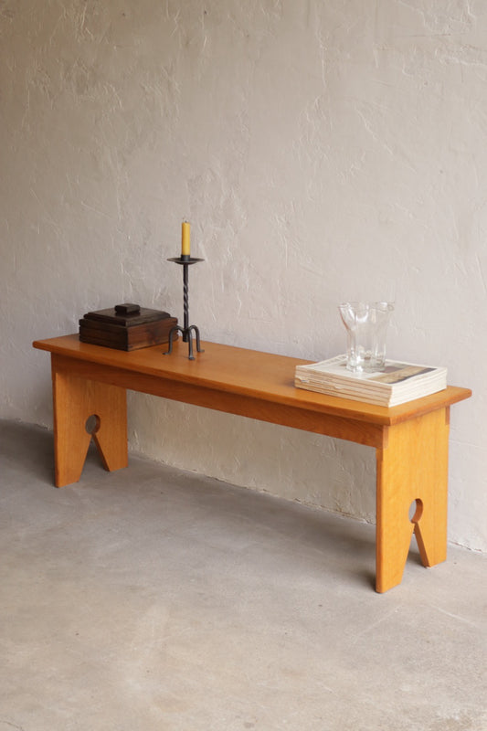 Solid Oak Bench