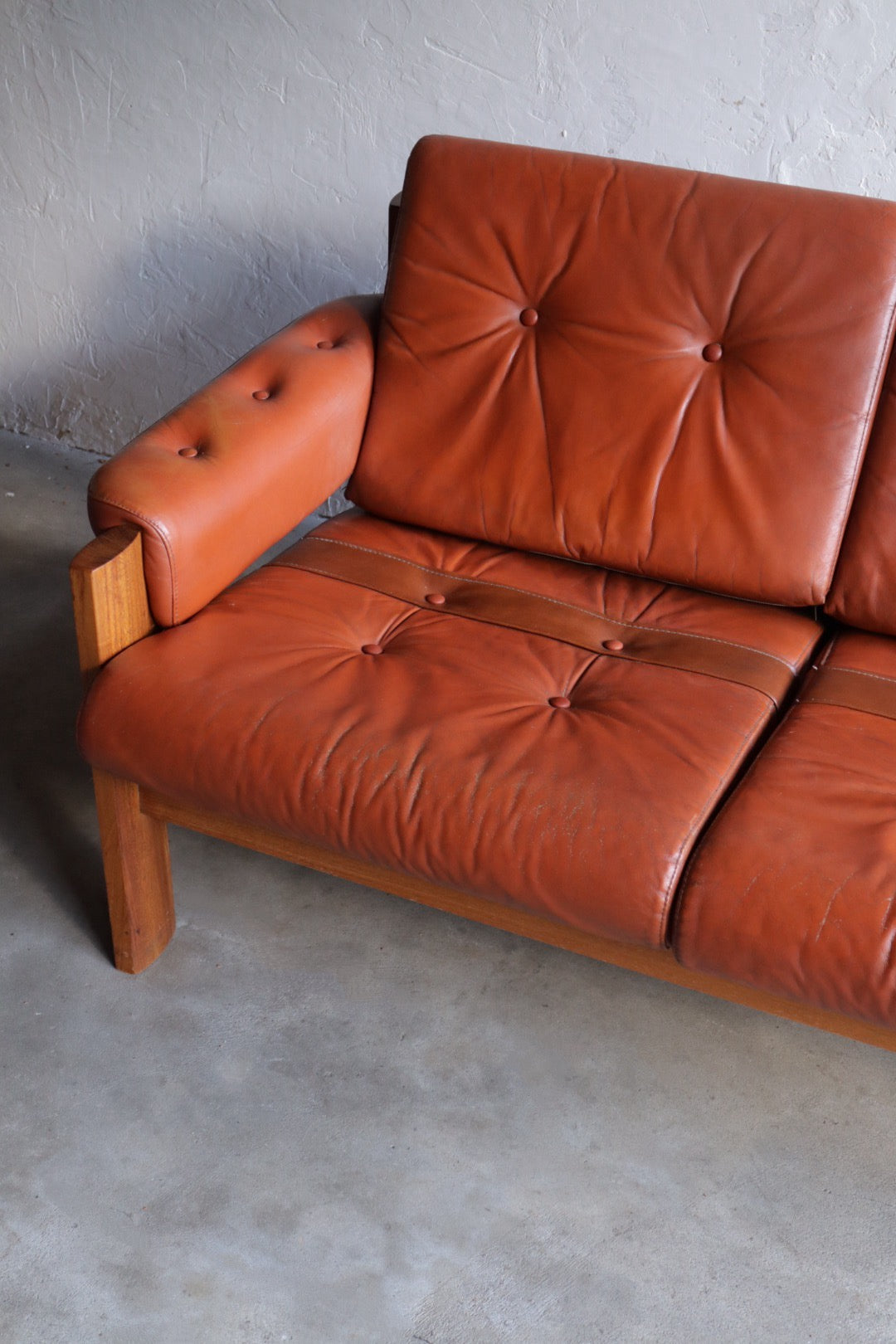 Ekornes Leather Loveseat