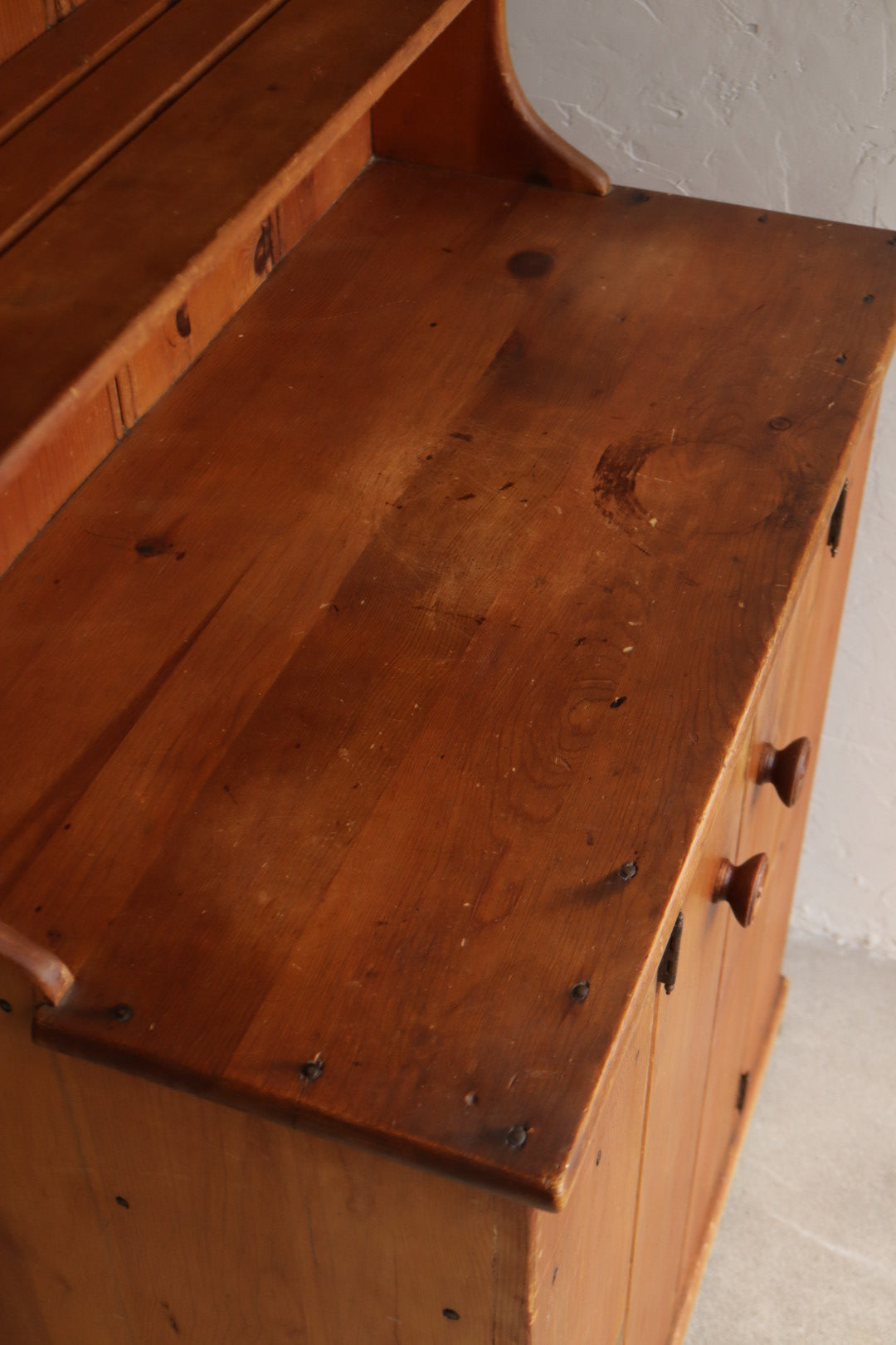 Antique Pine Hutch