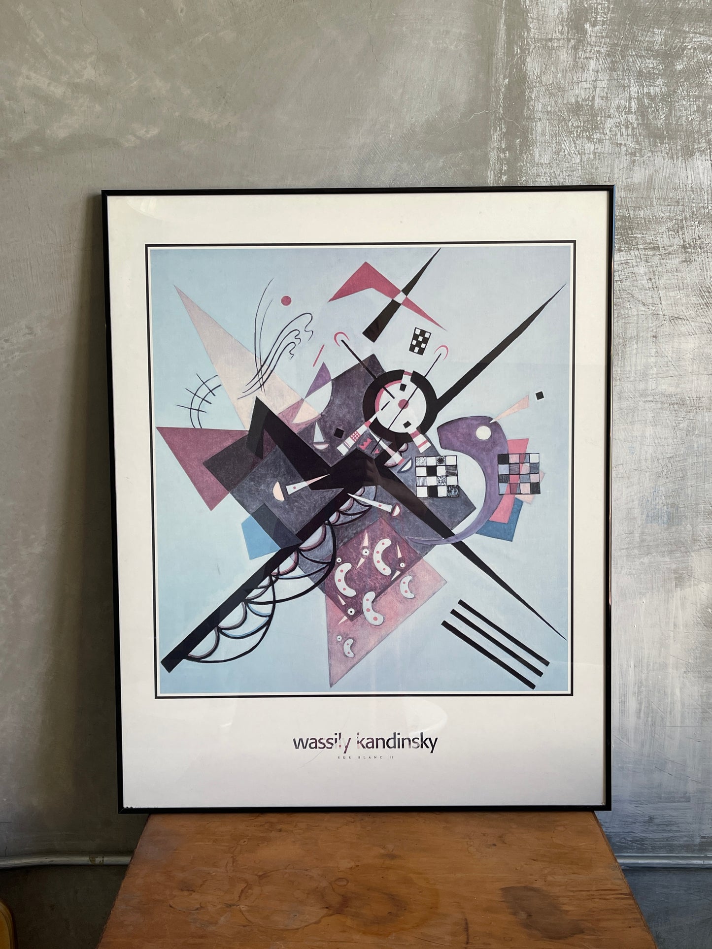 Vintage Framed Kandinsky Poster