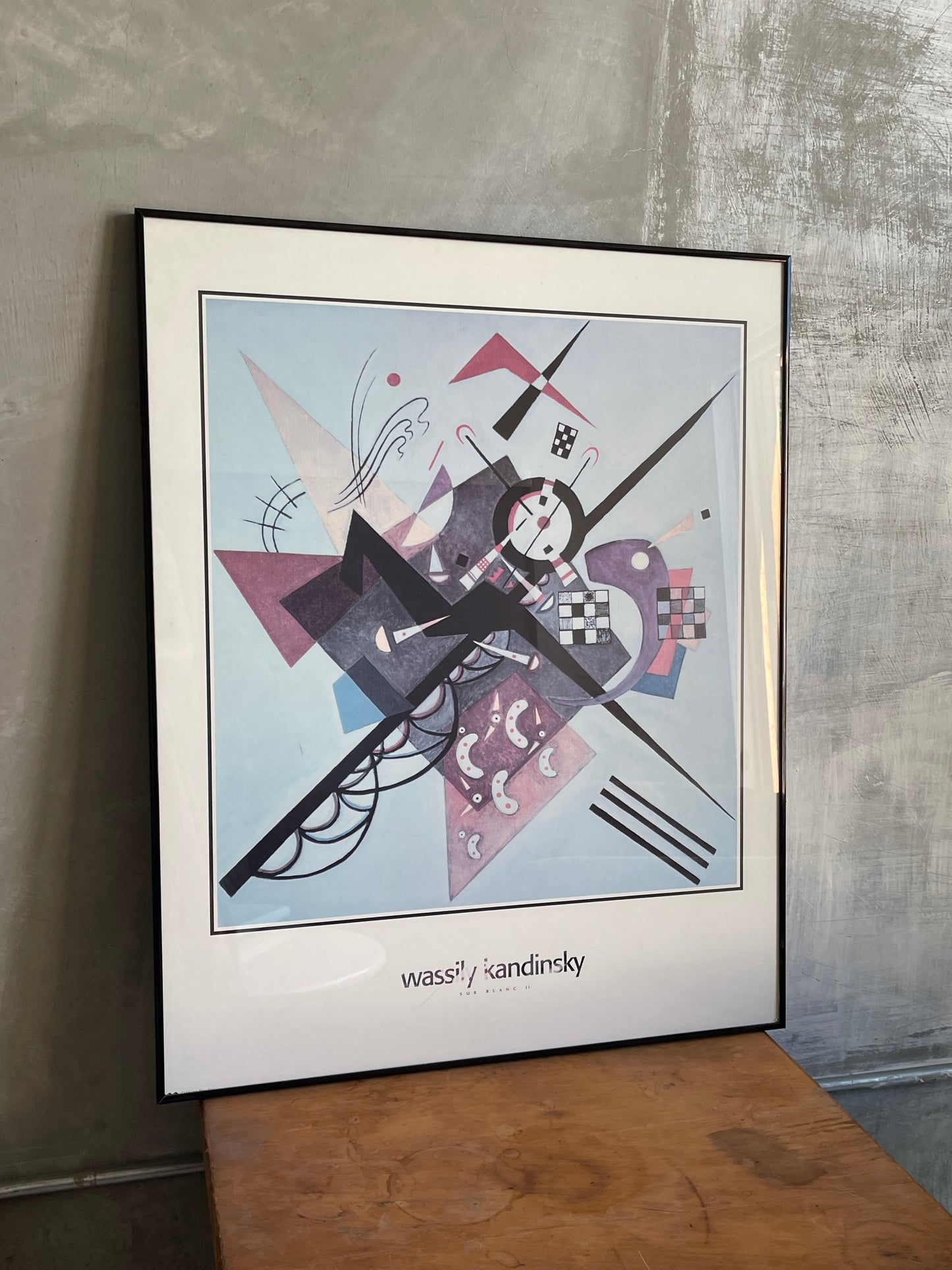 Vintage Framed Kandinsky Poster