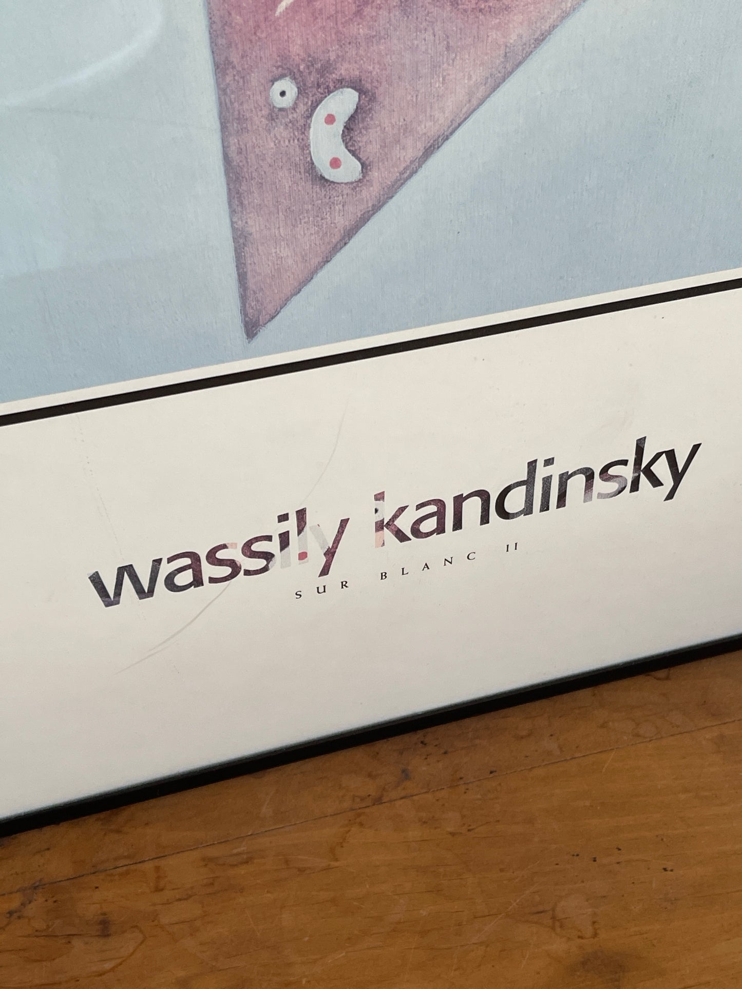 Vintage Framed Kandinsky Poster