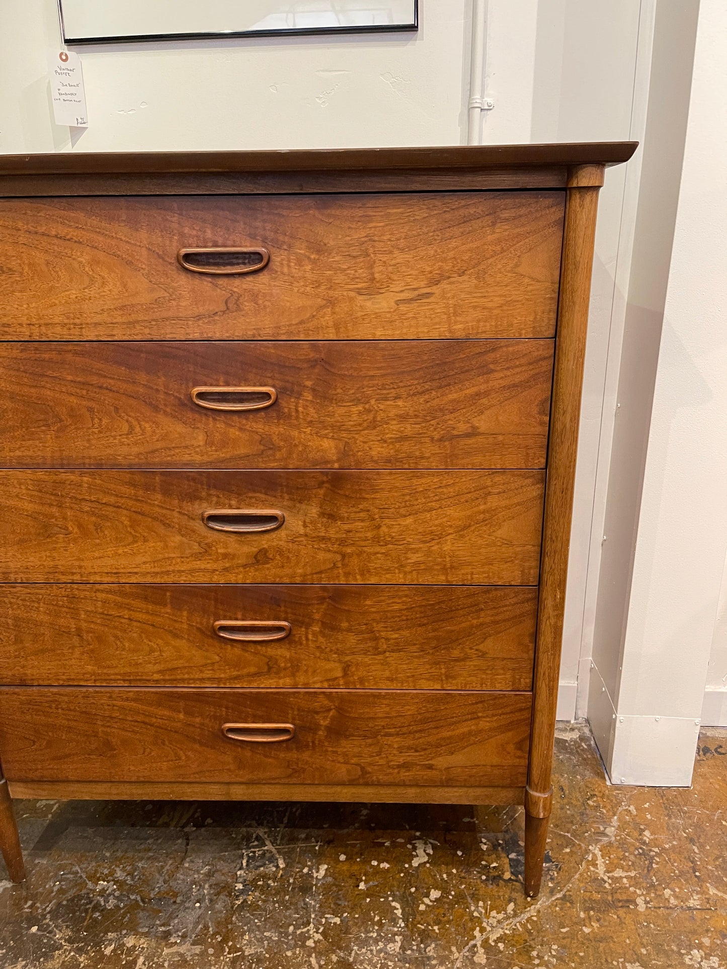 MCM Highboy Dresser by Lane