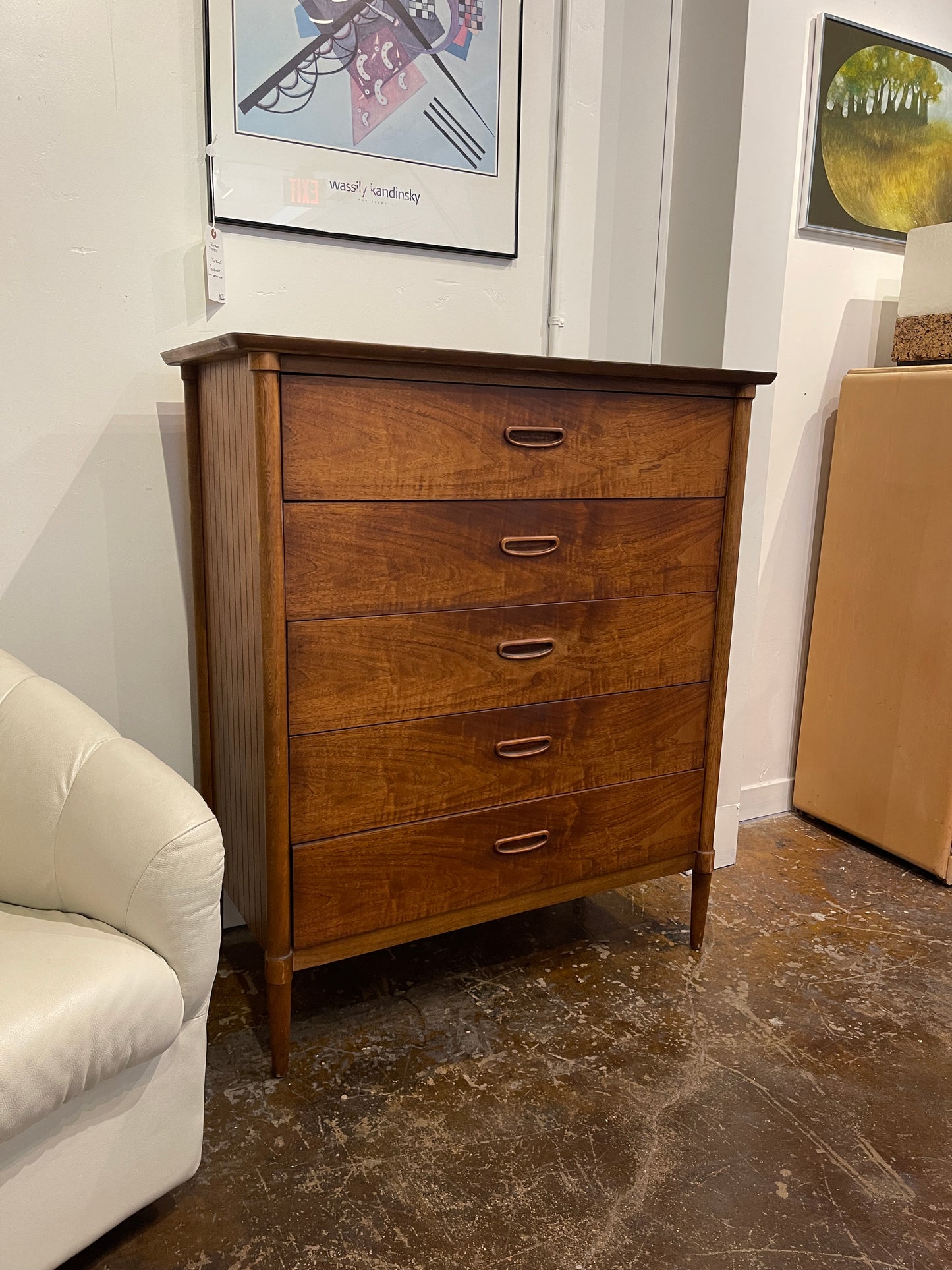MCM Highboy Dresser by Lane