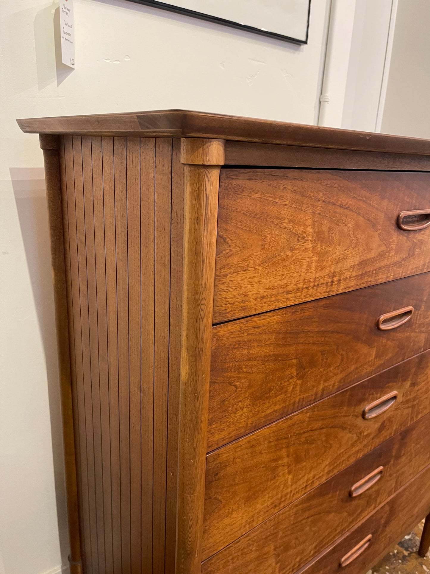 MCM Highboy Dresser by Lane