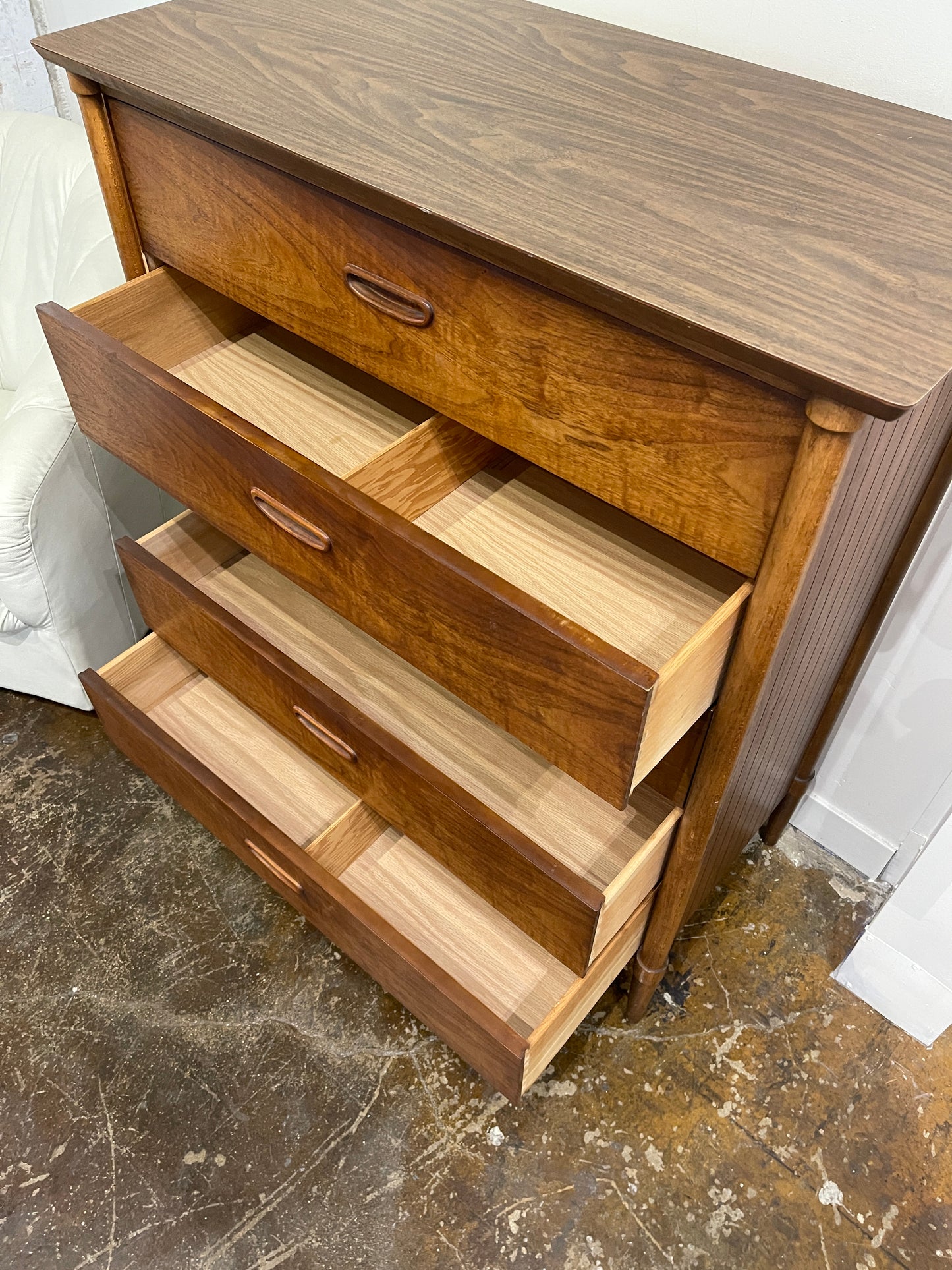 MCM Highboy Dresser by Lane