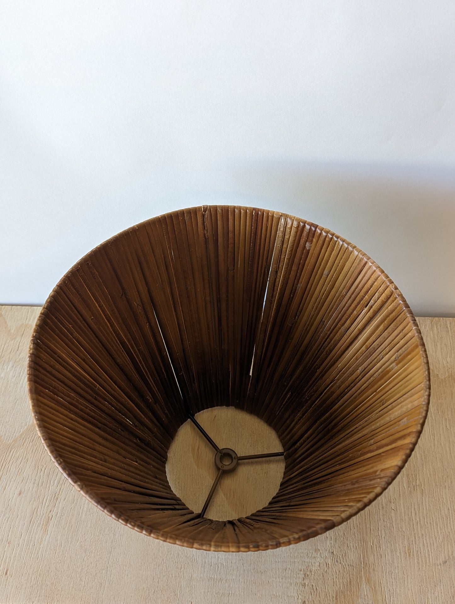 Wicker Wrapped Lampshade