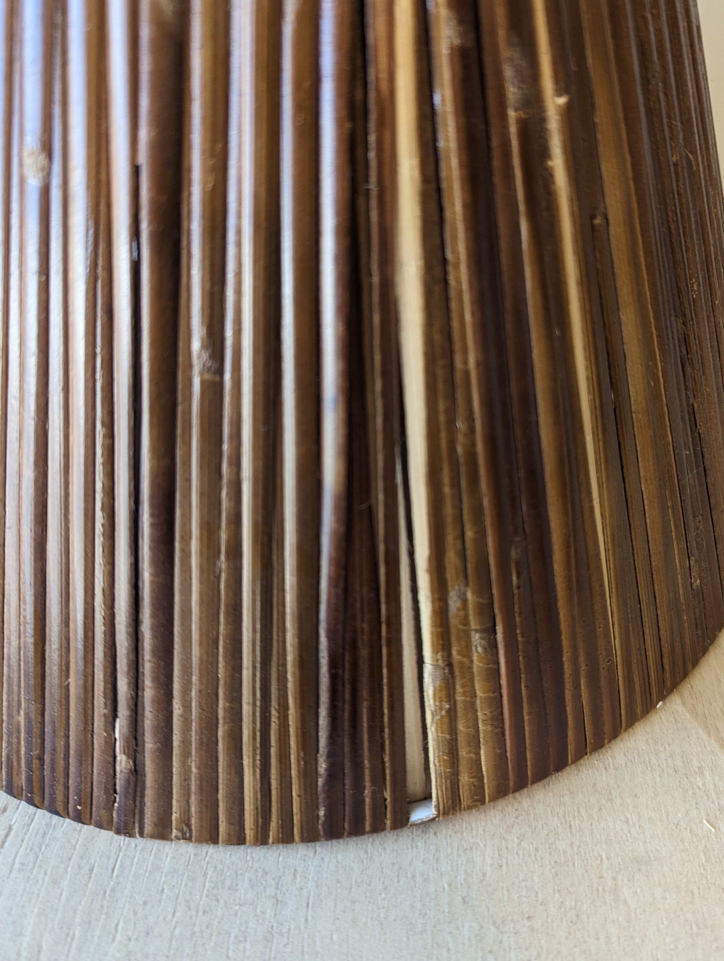 Wicker Wrapped Lampshade