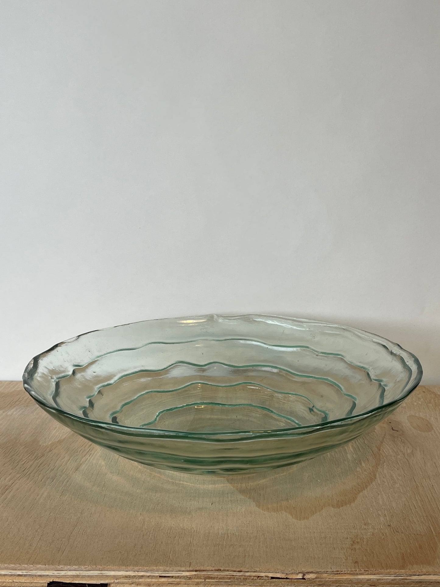 Rippled Glass Bowl