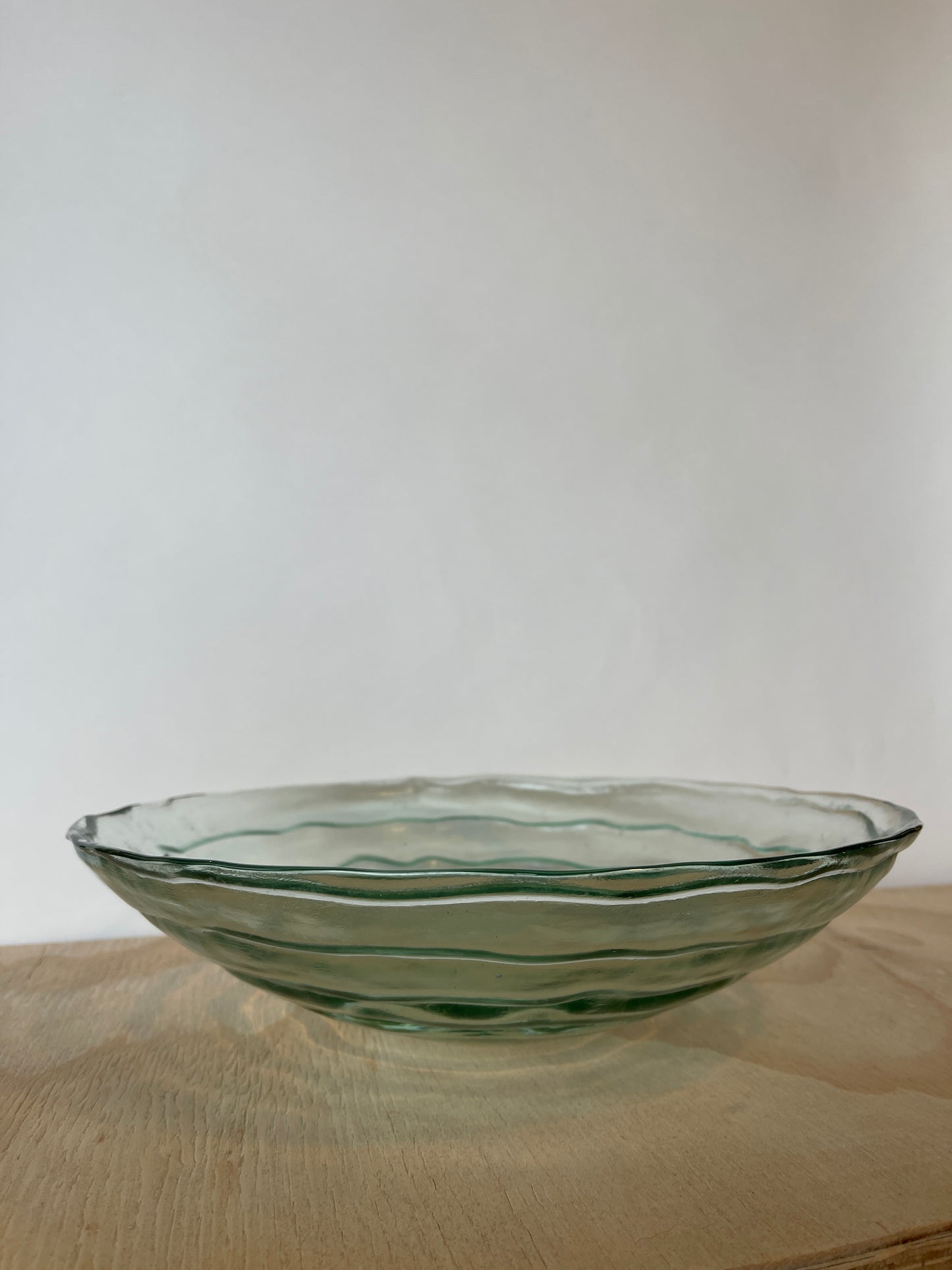Rippled Glass Bowl