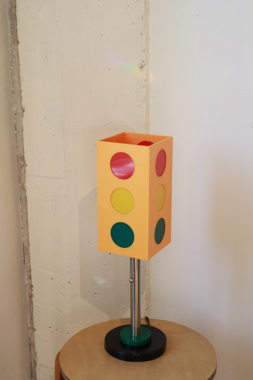 Vintage Lucite Traffic Lamp