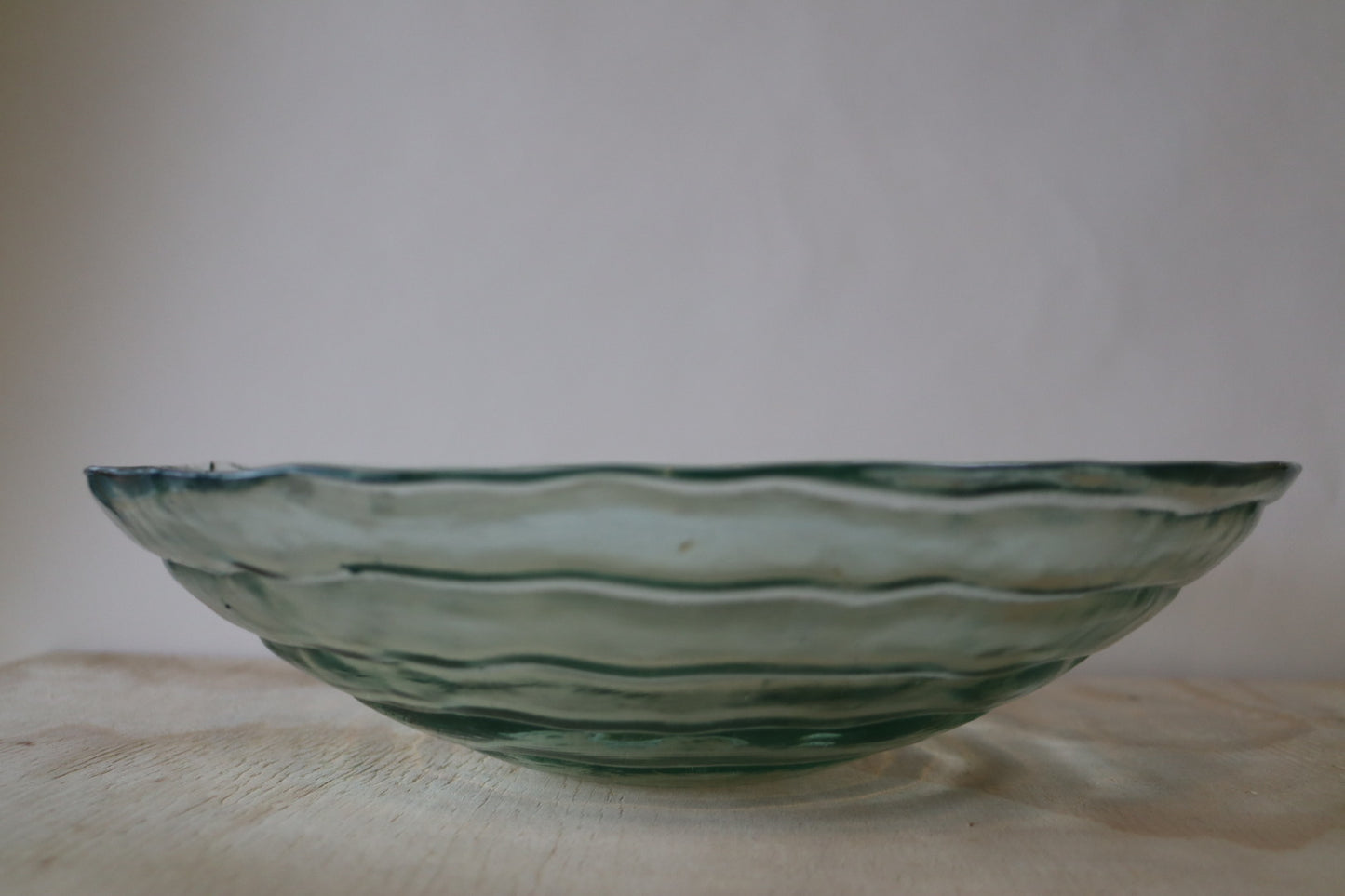 Rippled Glass Bowl