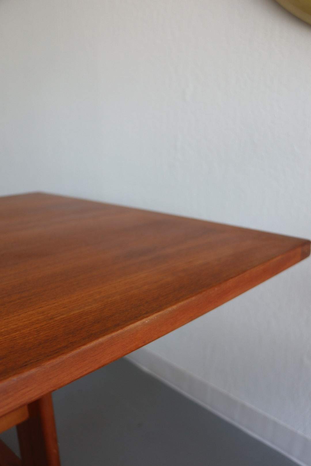 Danish Teak Trestle Dining Table