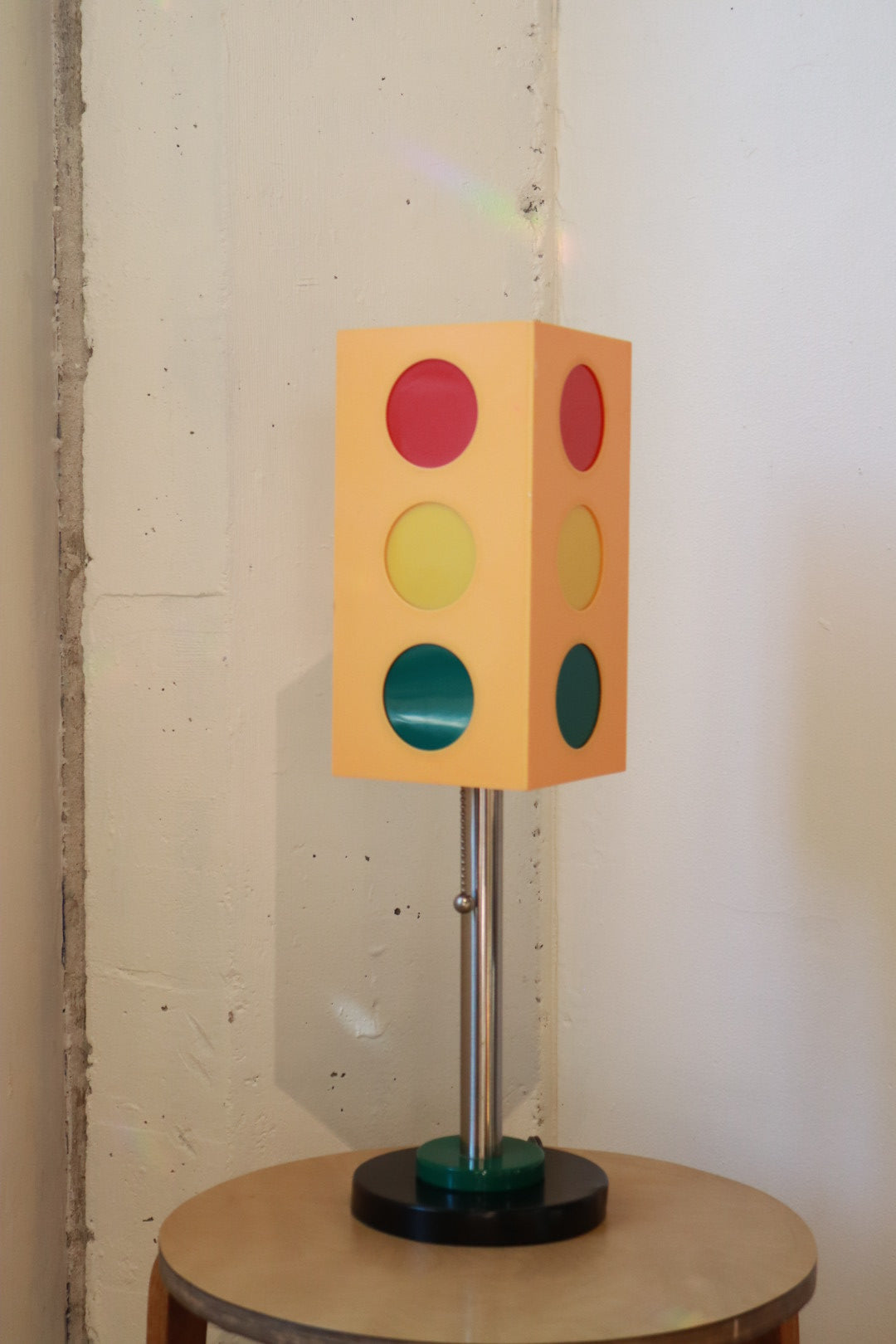Vintage Lucite Traffic Lamp