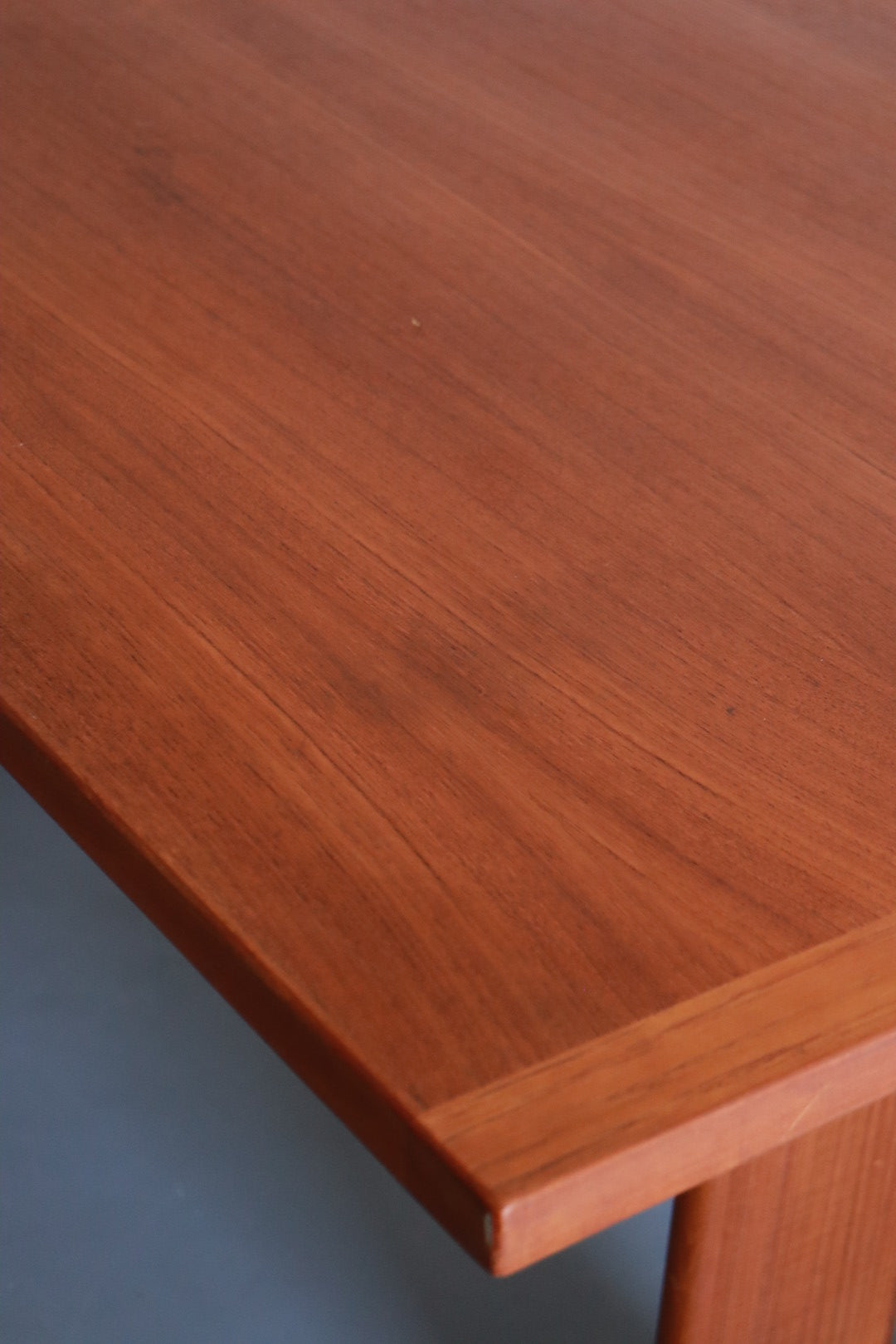 Danish Teak Trestle Dining Table