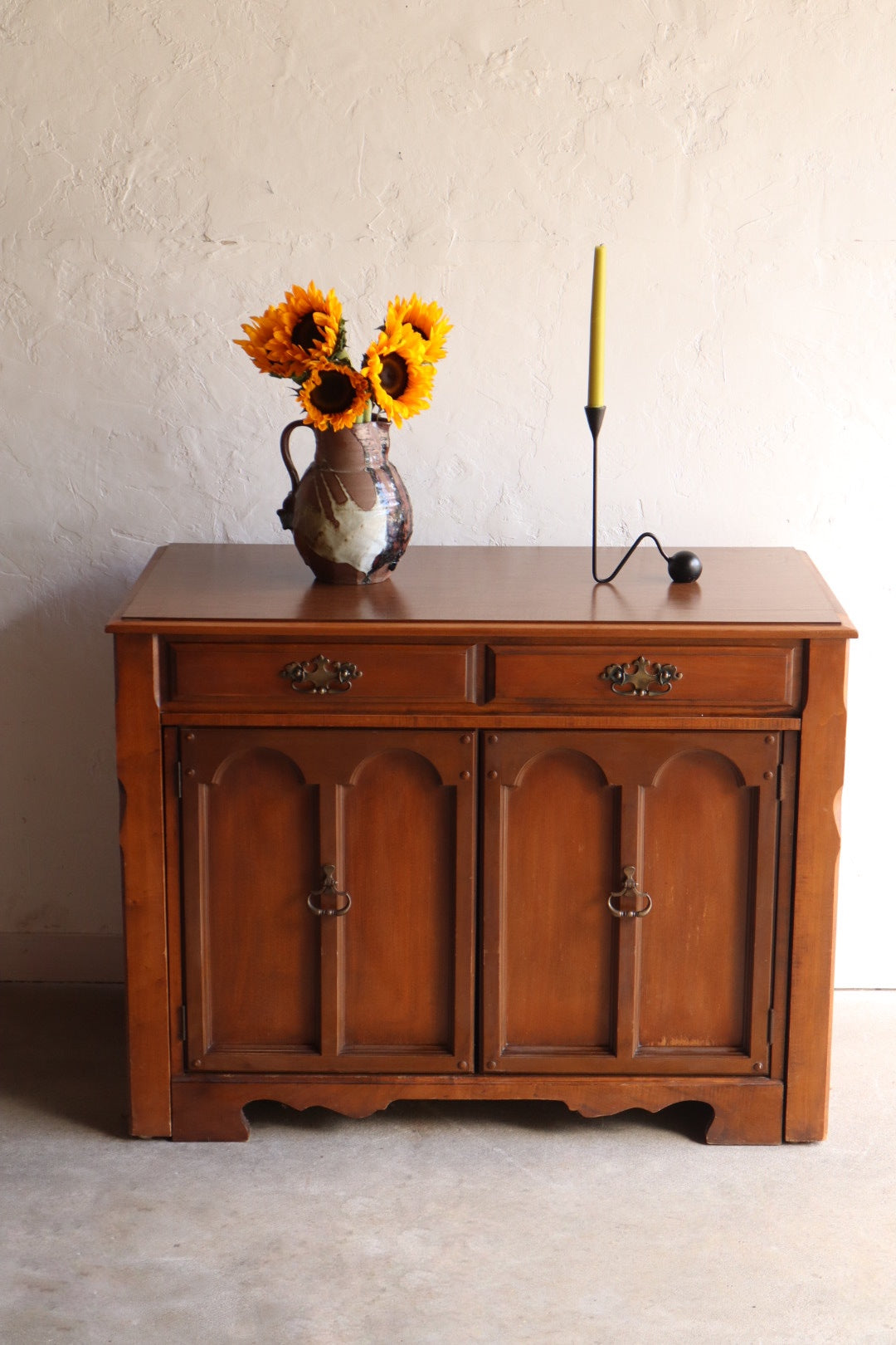 1970s Cabinet with Expanding Table