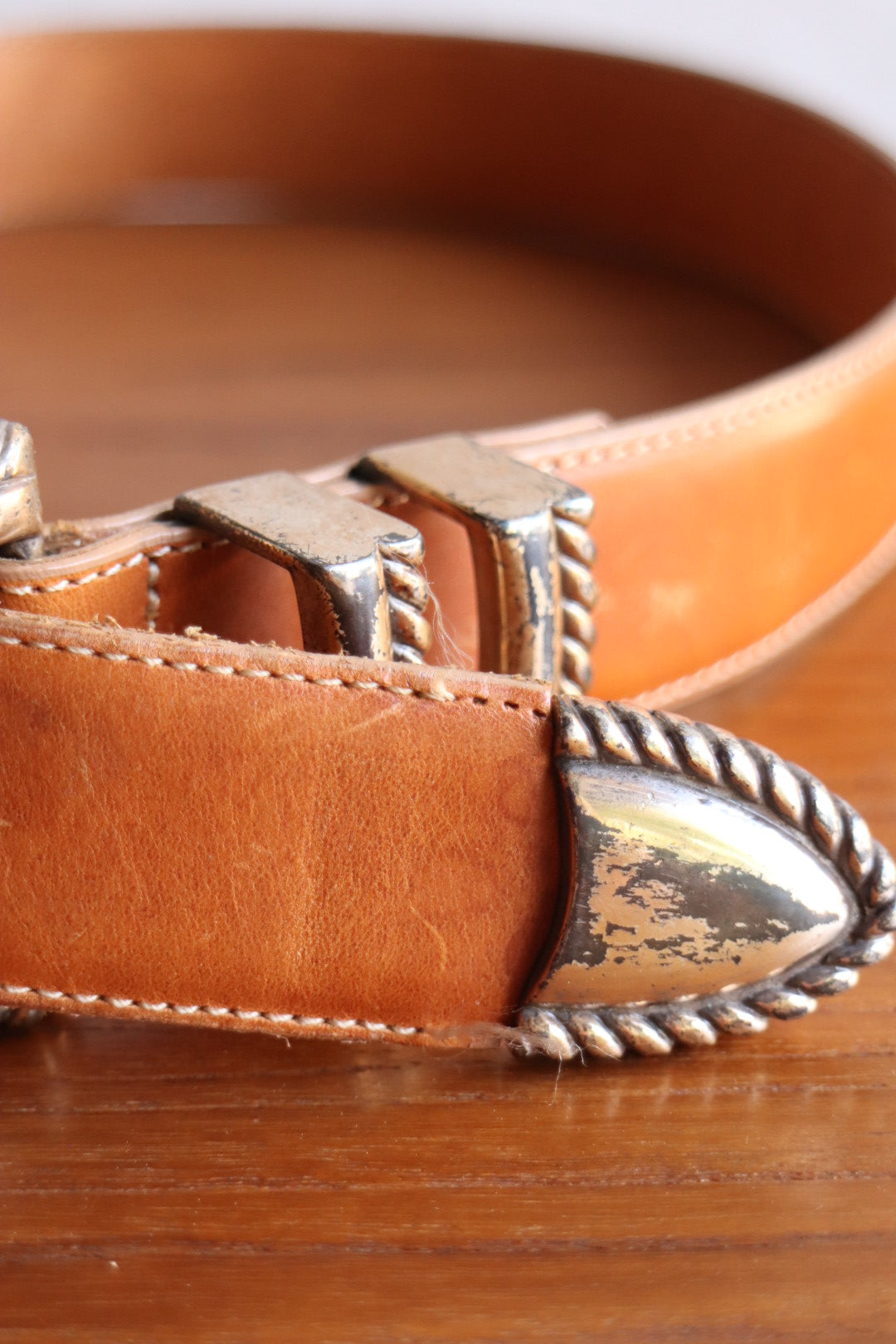 Cognac Leather Belt