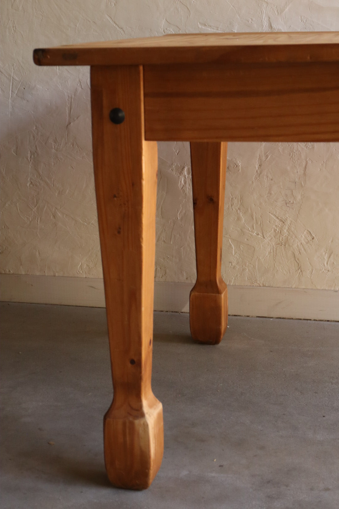 Rustic Pine Dining Table