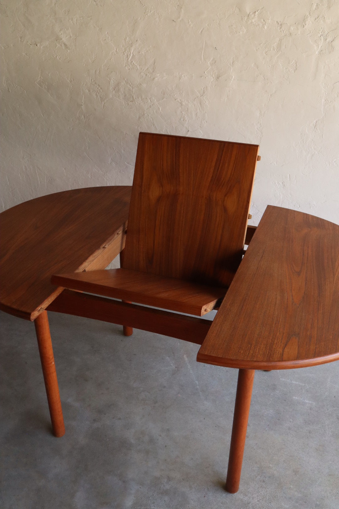 Danish Teak Expanding Dining Table
