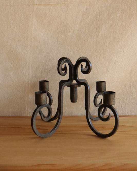 Wrought Iron Candelabra