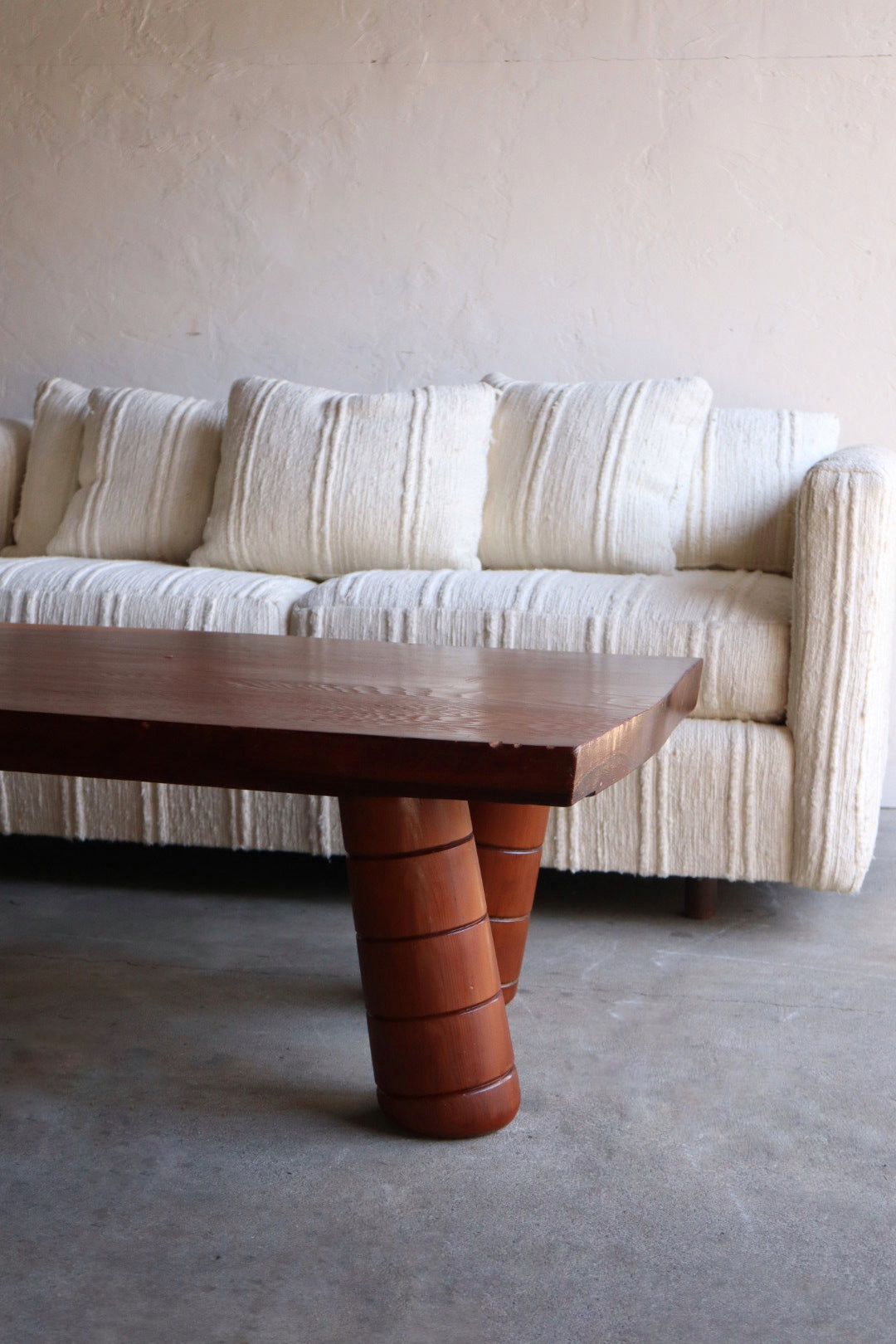 Handmade Redwood Coffee Table