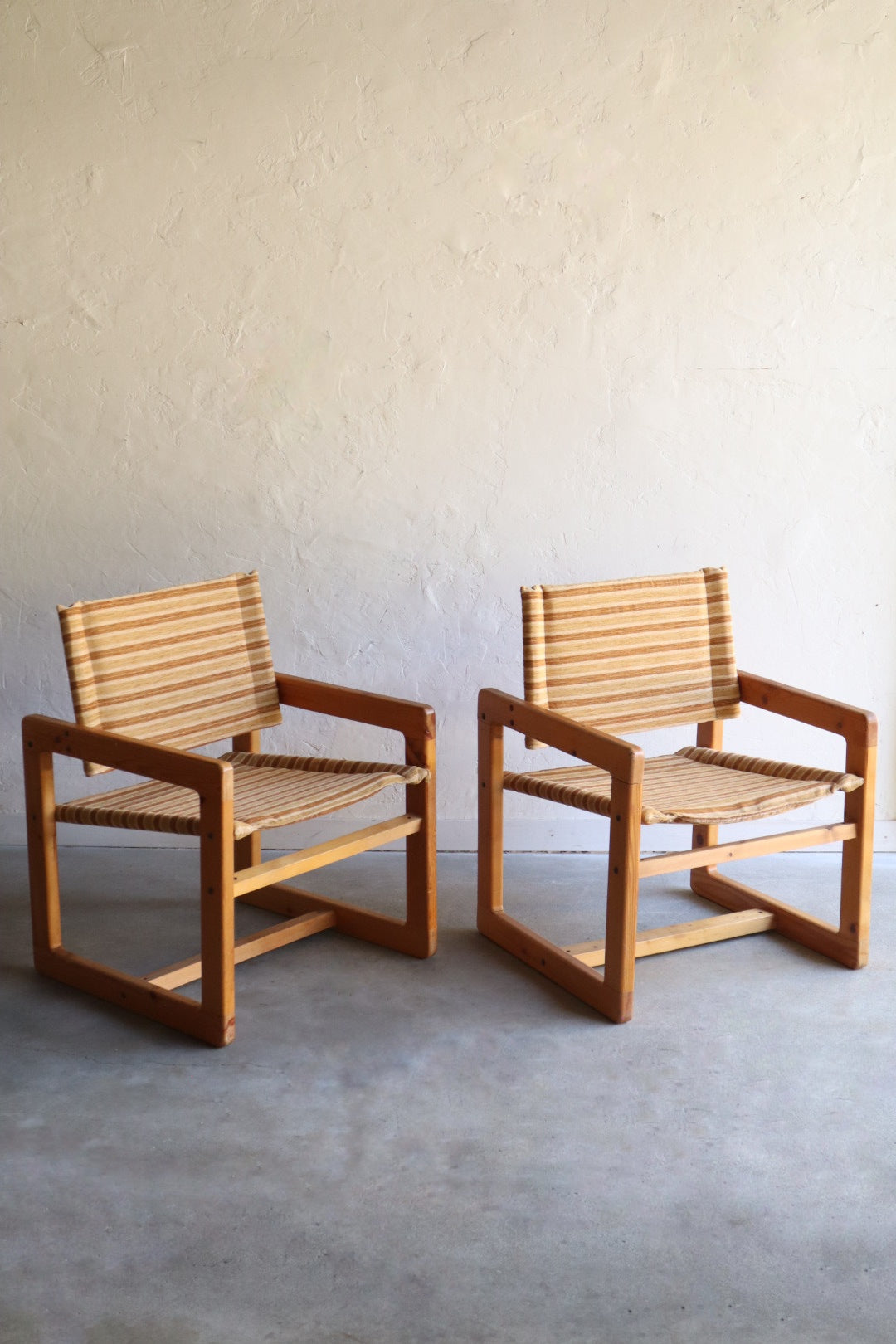 1970s Pine Armchairs