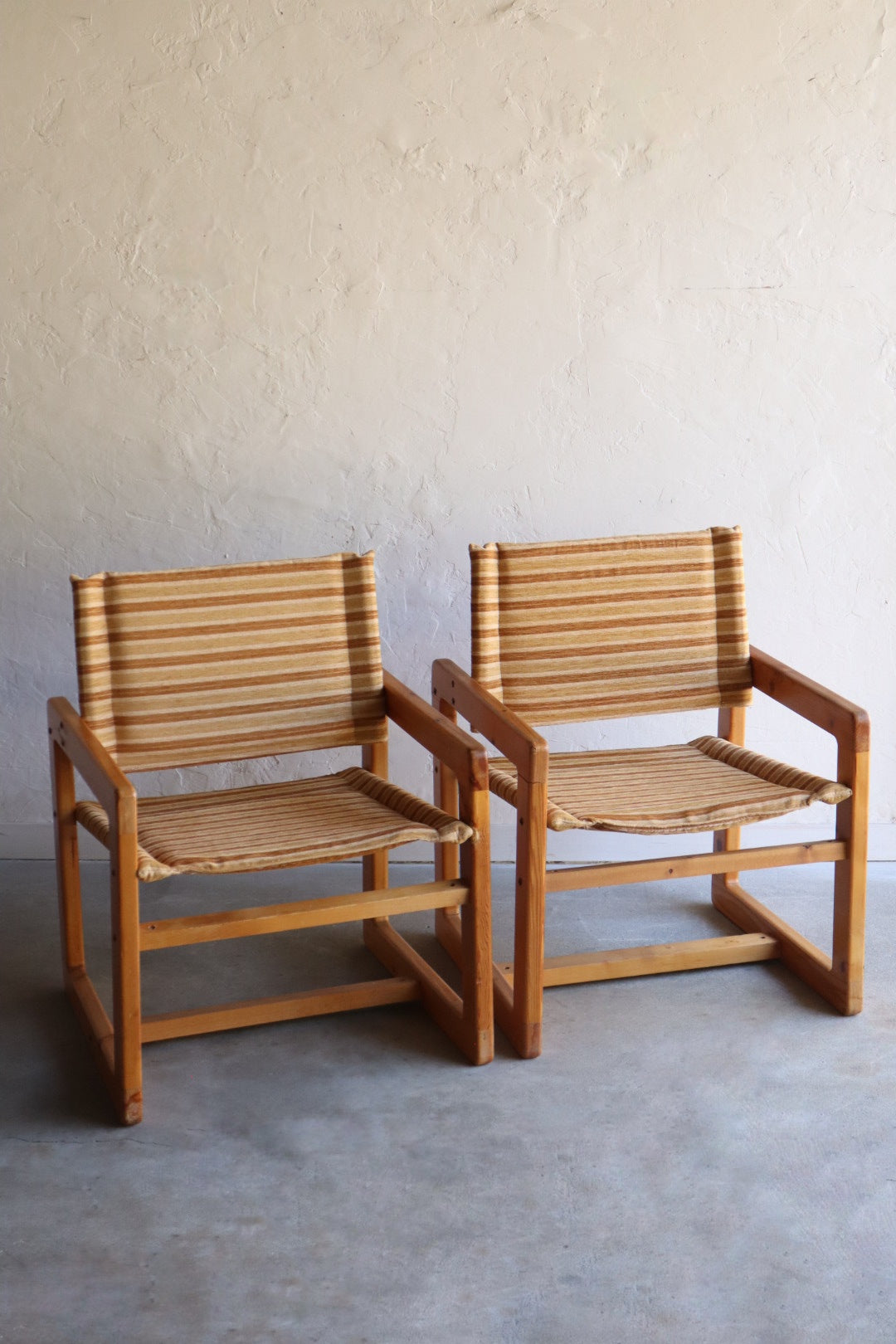 1970s Pine Armchairs