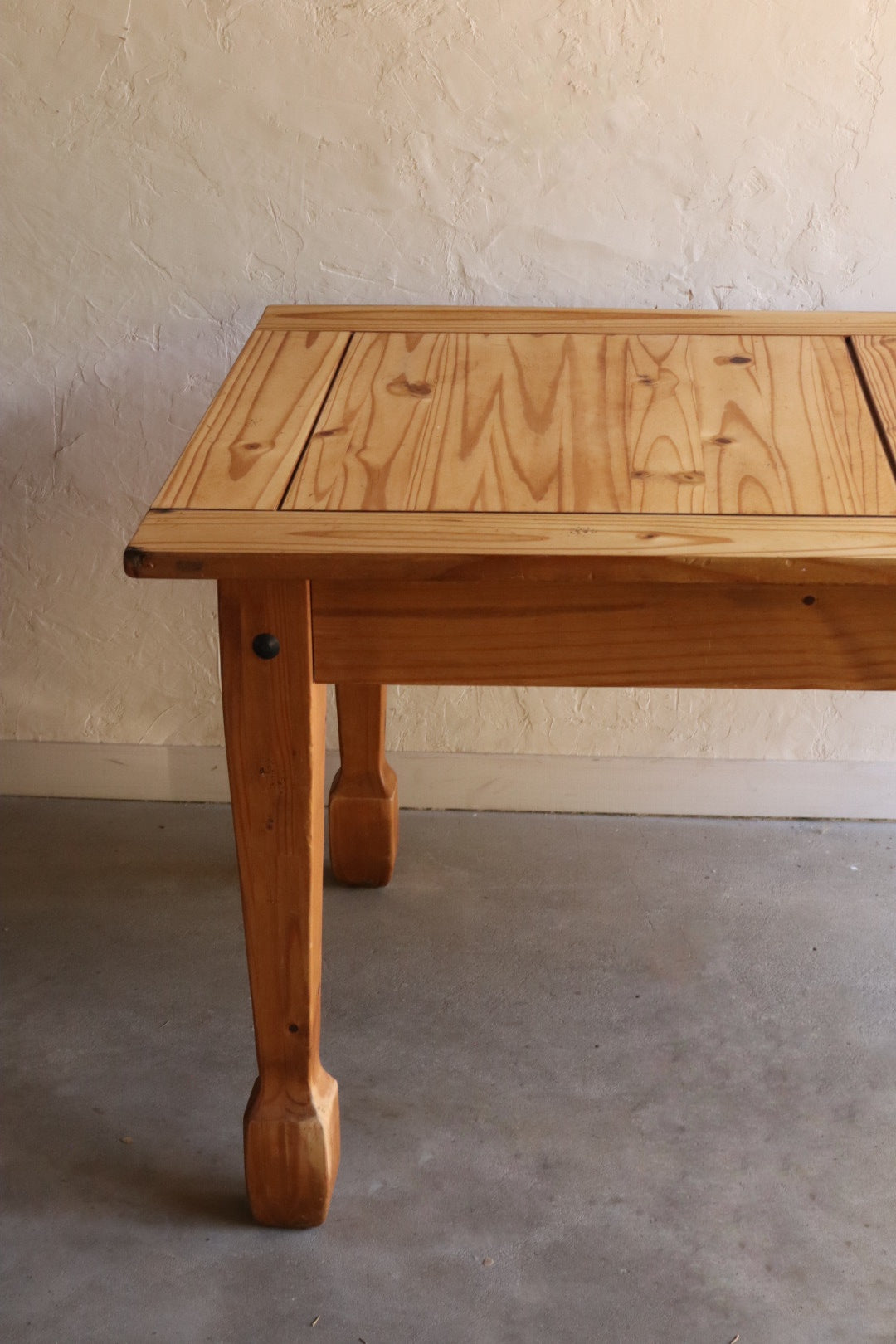 Rustic Pine Dining Table