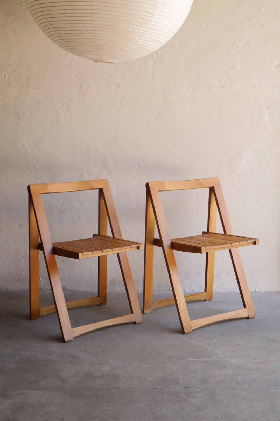 Pair of Aldo Jacober Folding Chairs