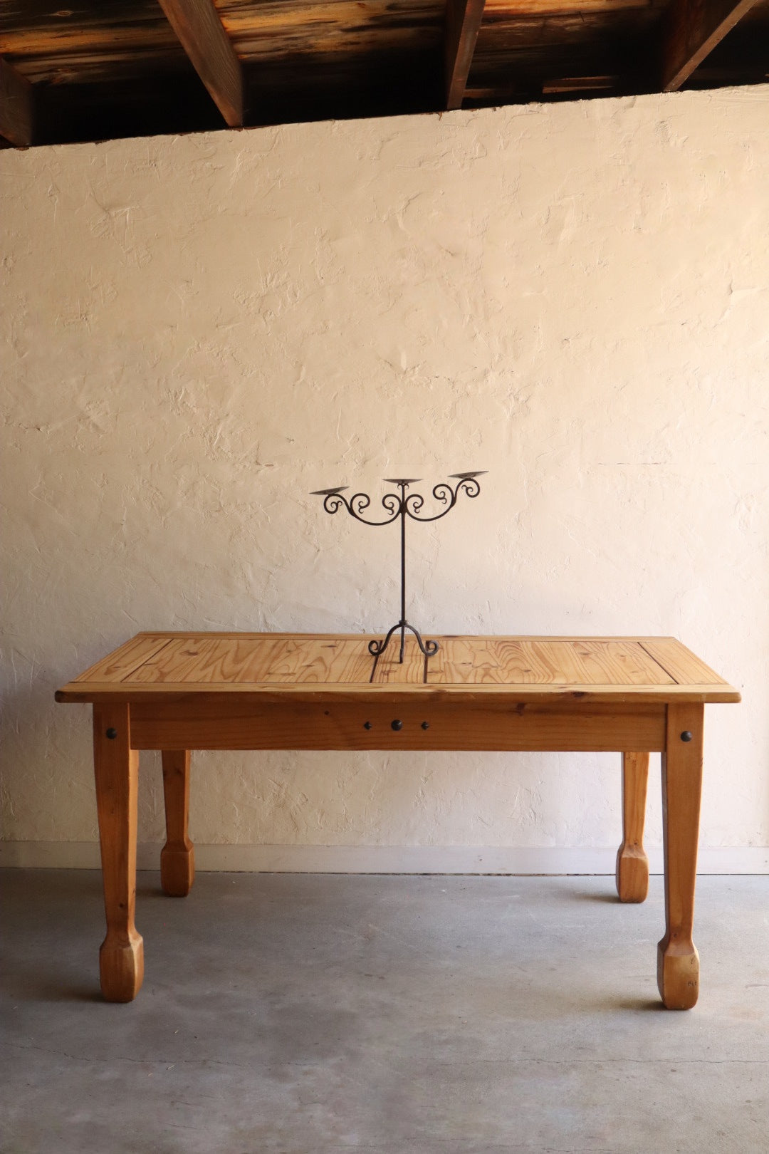 Rustic Pine Dining Table